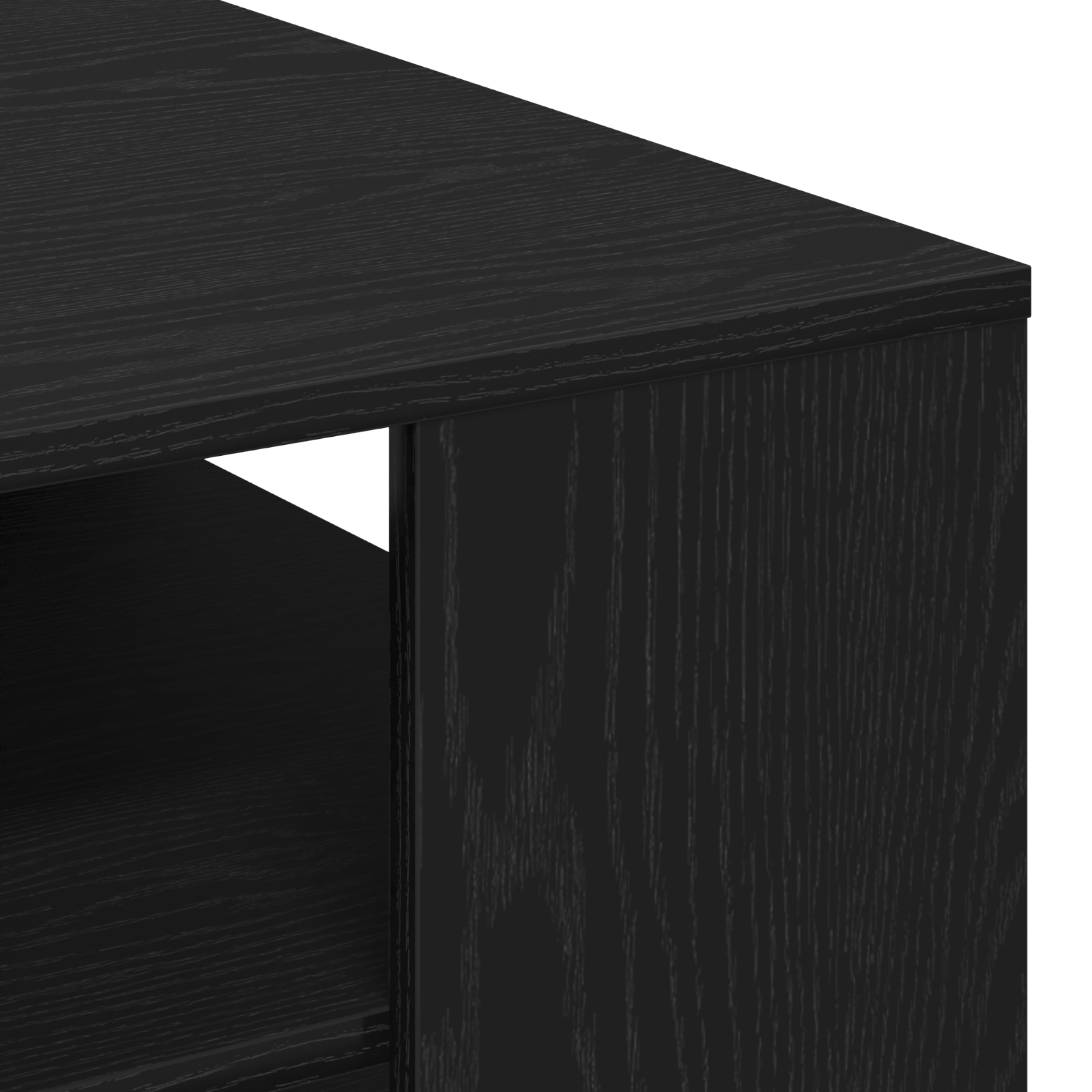 Masa de cafea din stejar negru 102x55x43 cm fabricata din lemn stratificat — imaginea 8