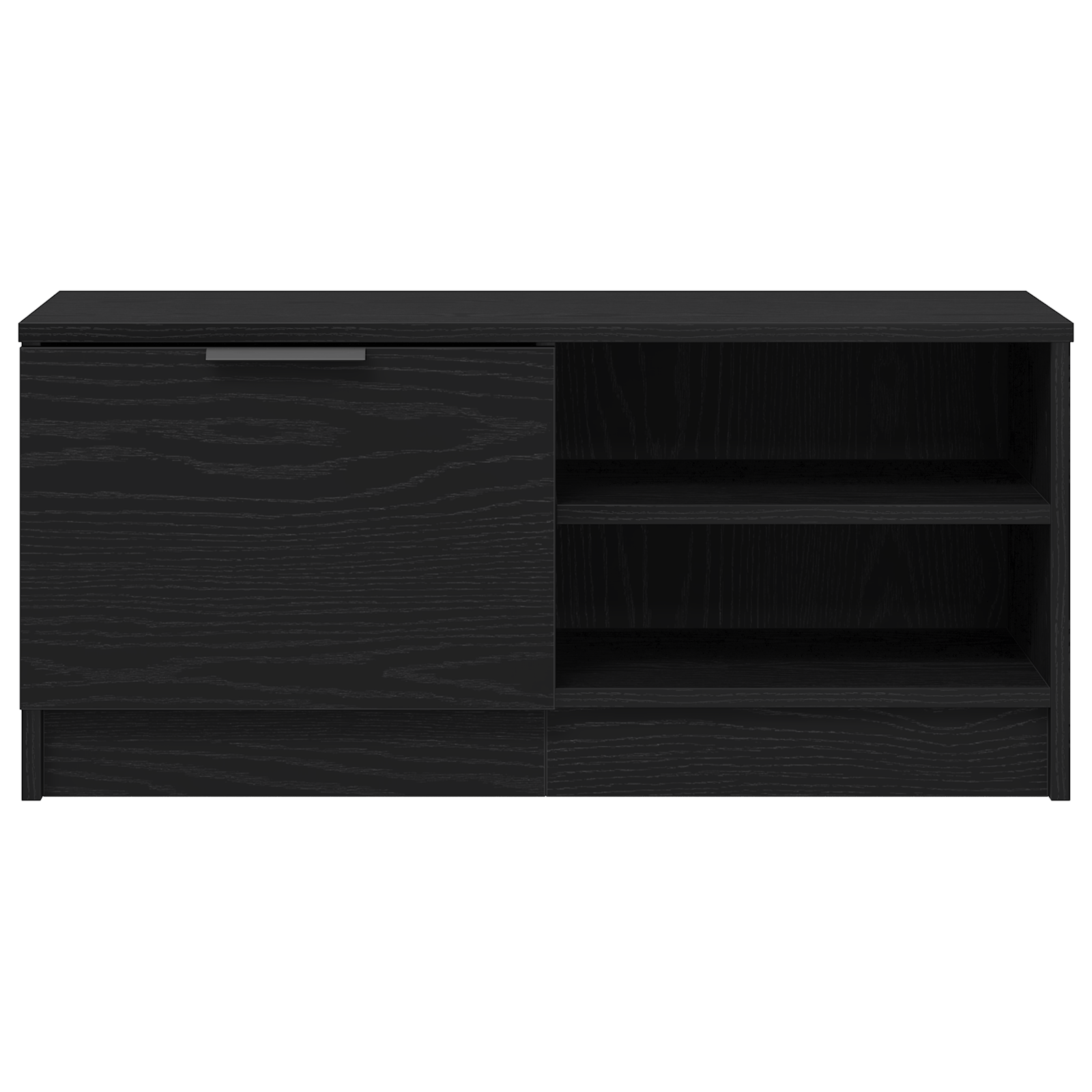 Dulapuri TV, 2 buc., stejar negru, 80x35x36,5 cm lemn prelucrat — imaginea 6
