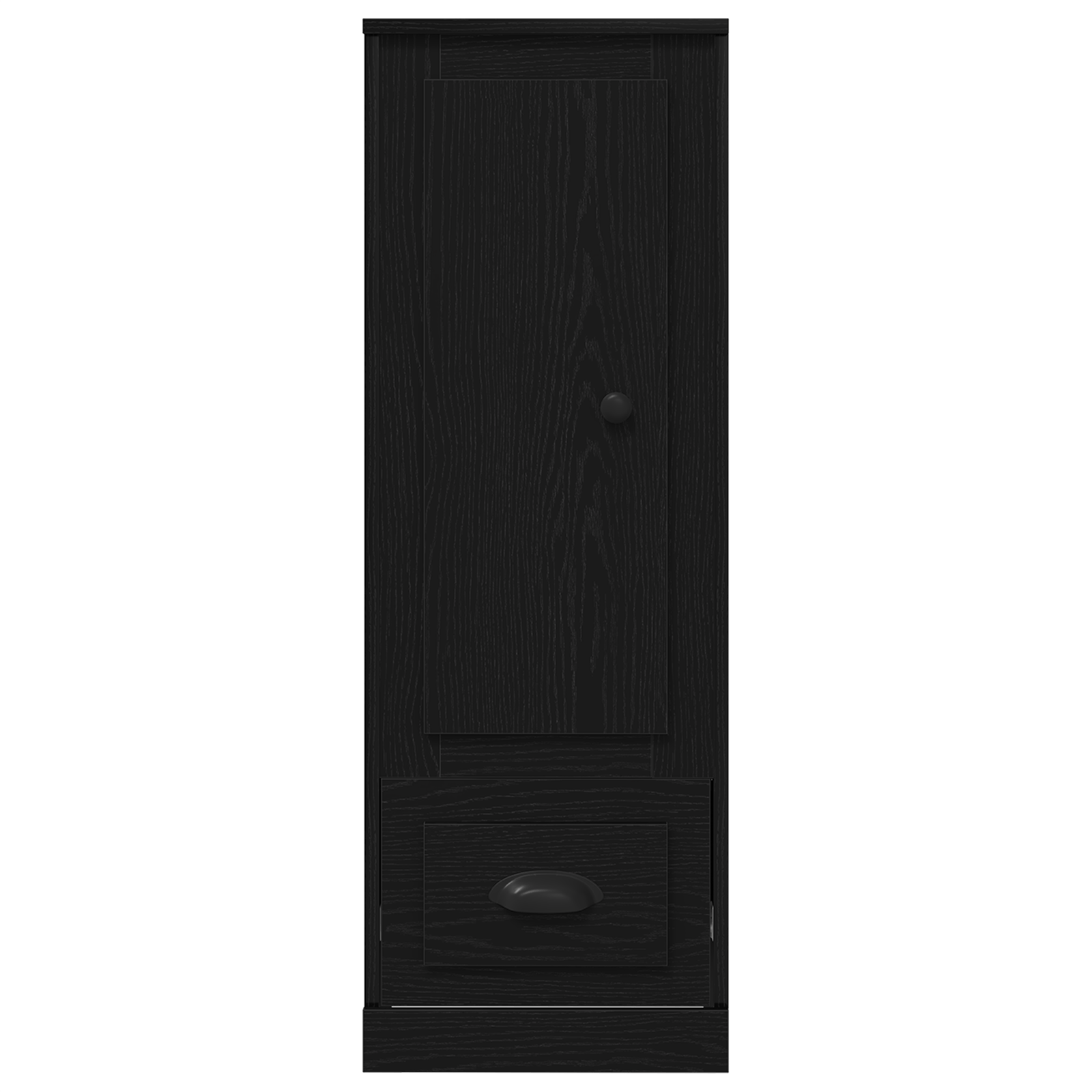 Dulap inalt, stejar negru, 36x35,5x103,5 cm, lemn prelucrat — imaginea 7