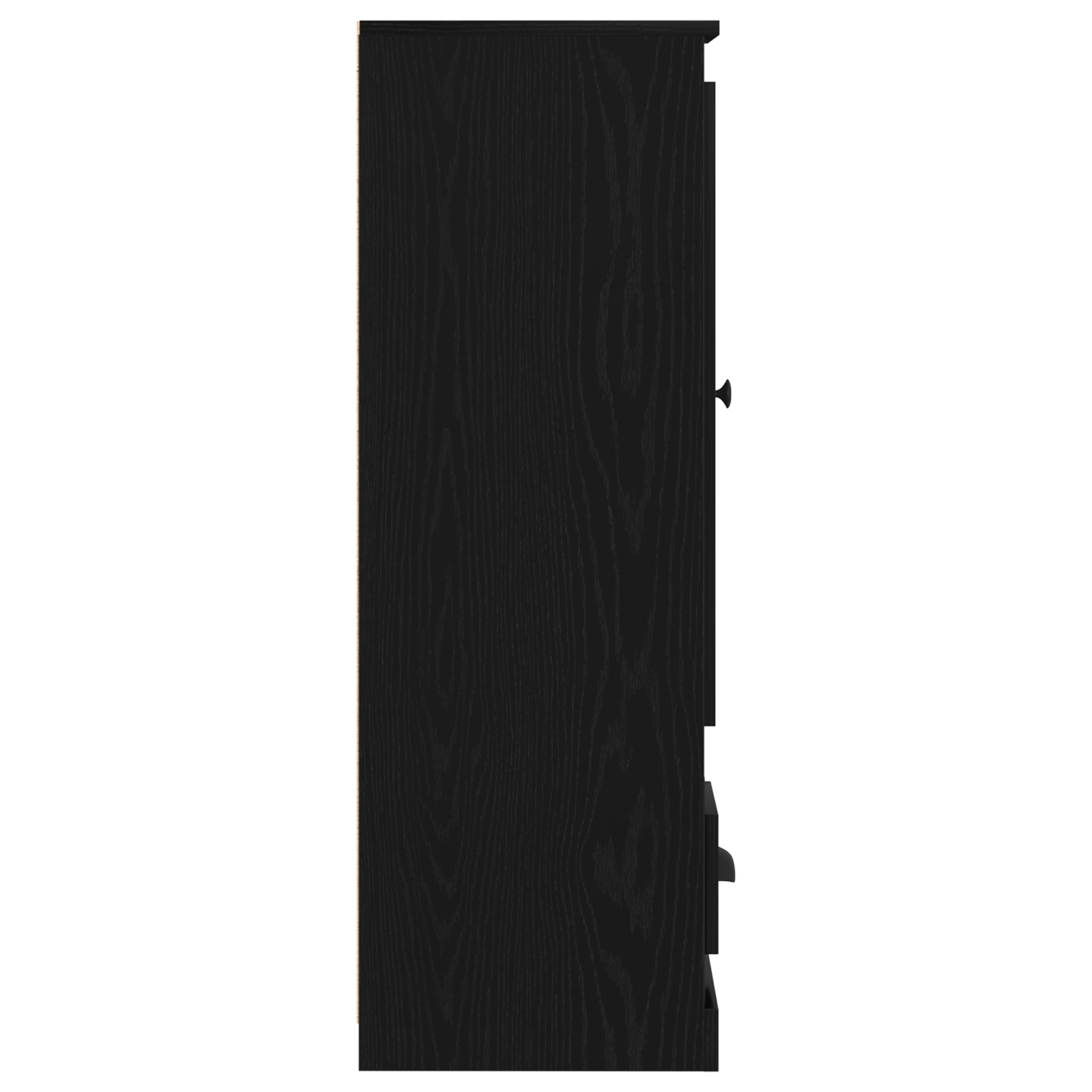 Dulap inalt, stejar negru, 36x35,5x103,5 cm, lemn prelucrat — imaginea 8
