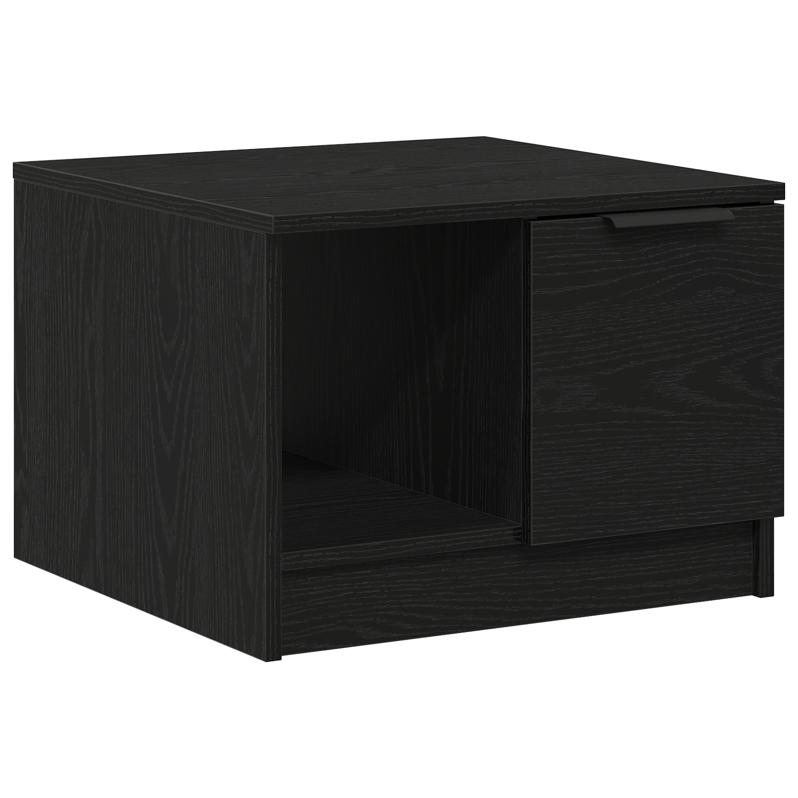 Masuta de cafea, stejar negru, 50x50x36 cm, lemn prelucrat — imaginea 2