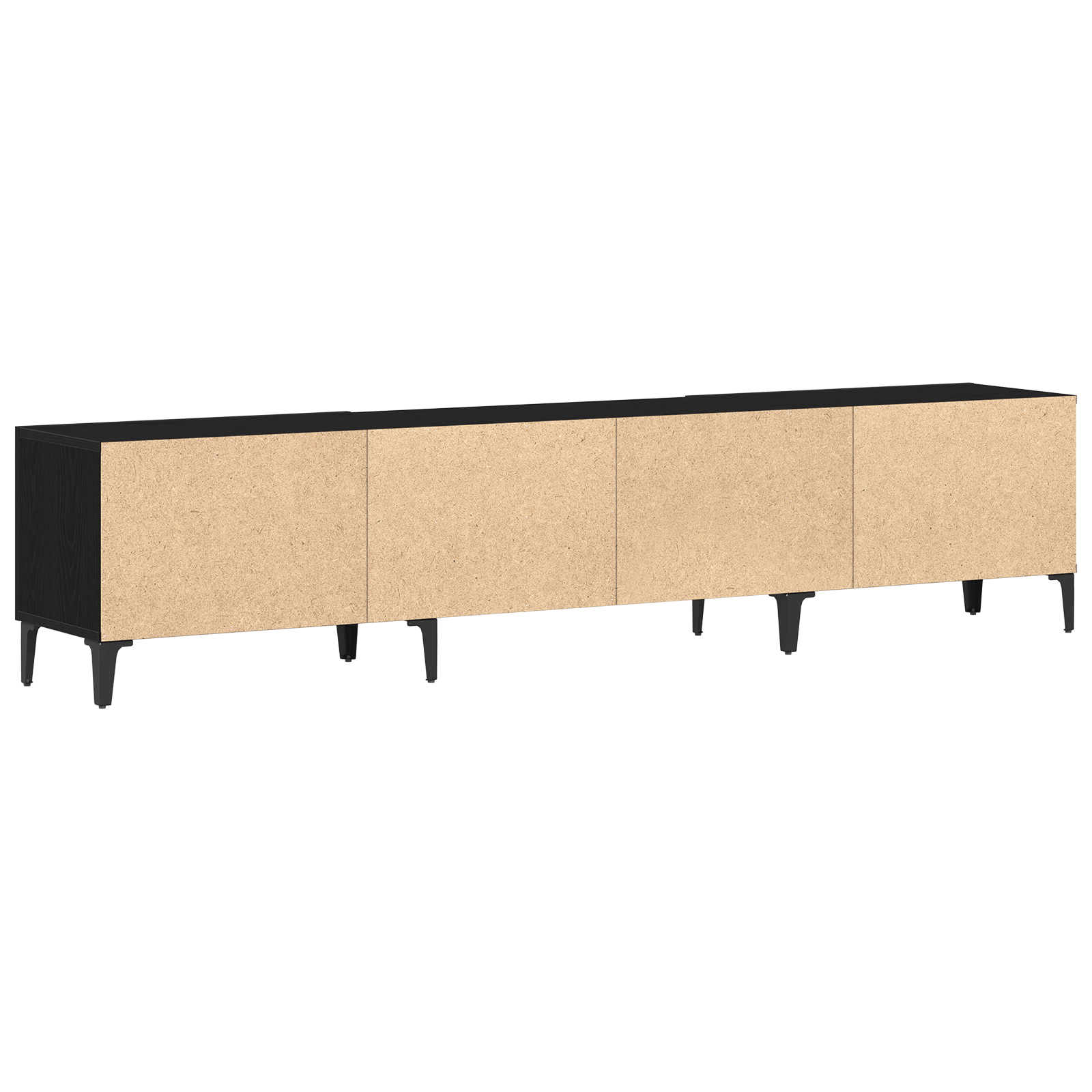 Dulap TV, stejar negru, 180x31,5x40 cm, lemn prelucrat — imaginea 6