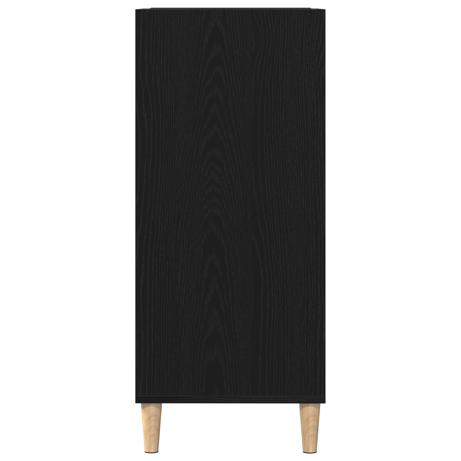 Dulap pentru discuri, stejar negru 84,5x38x89 cm lemn prelucrat — imaginea 4