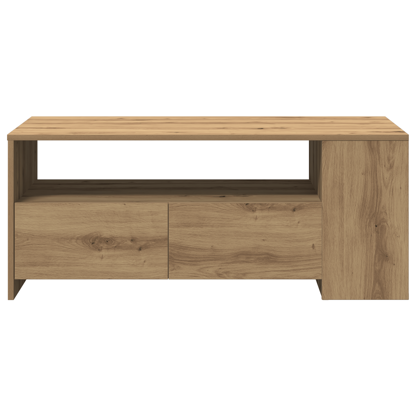 Masa de cafea - Stejar artizanal - 102x55x43.5 cm - Fabricata din lemn prelucrat — imaginea 7