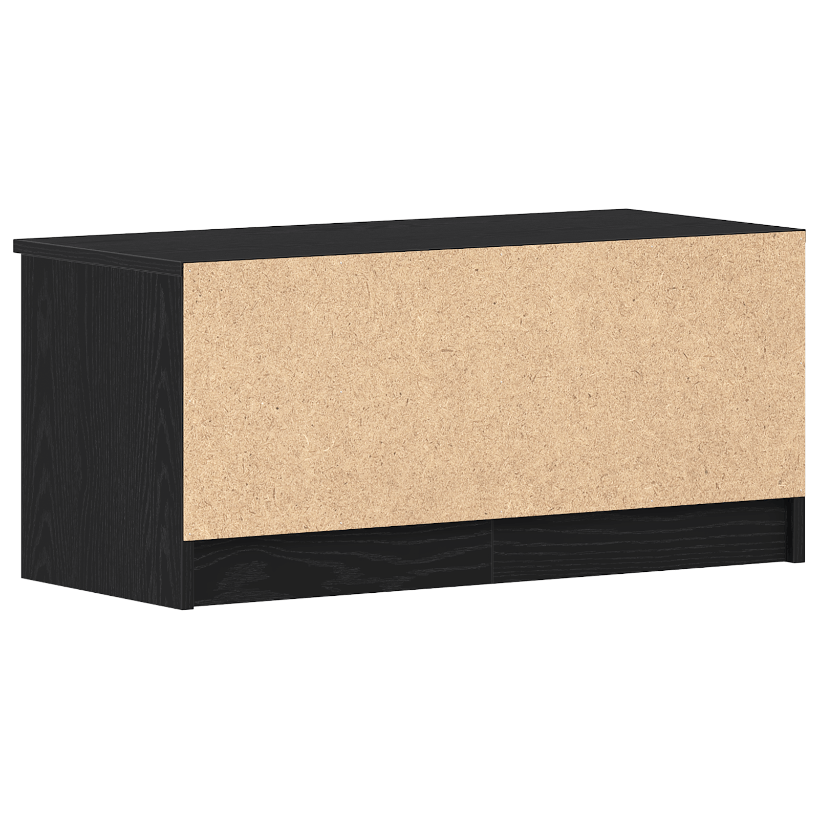 Dulap TV, stejar negru, 80x35x36,5 cm, lemn prelucrat — imaginea 4