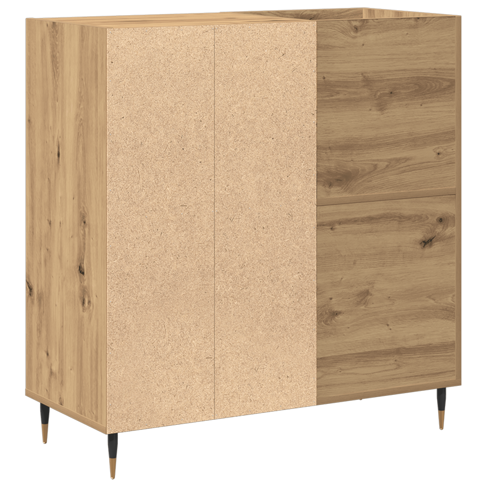 Dulap pentru discuri, lemn vechi 84,5x38x89 cm lemn prelucrat — imaginea 5