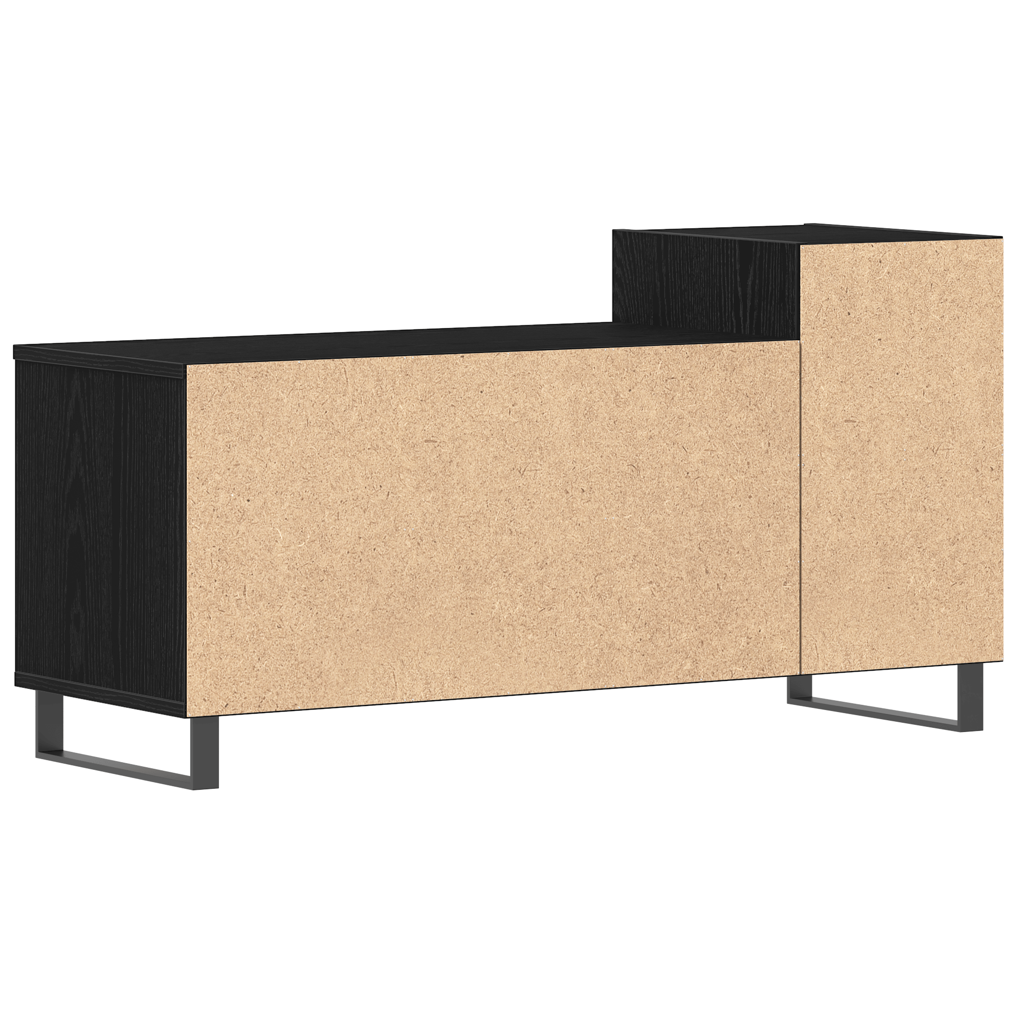 Corp TV Negru Stejar 100x35x55 cm Lemn prelucrat — imaginea 8