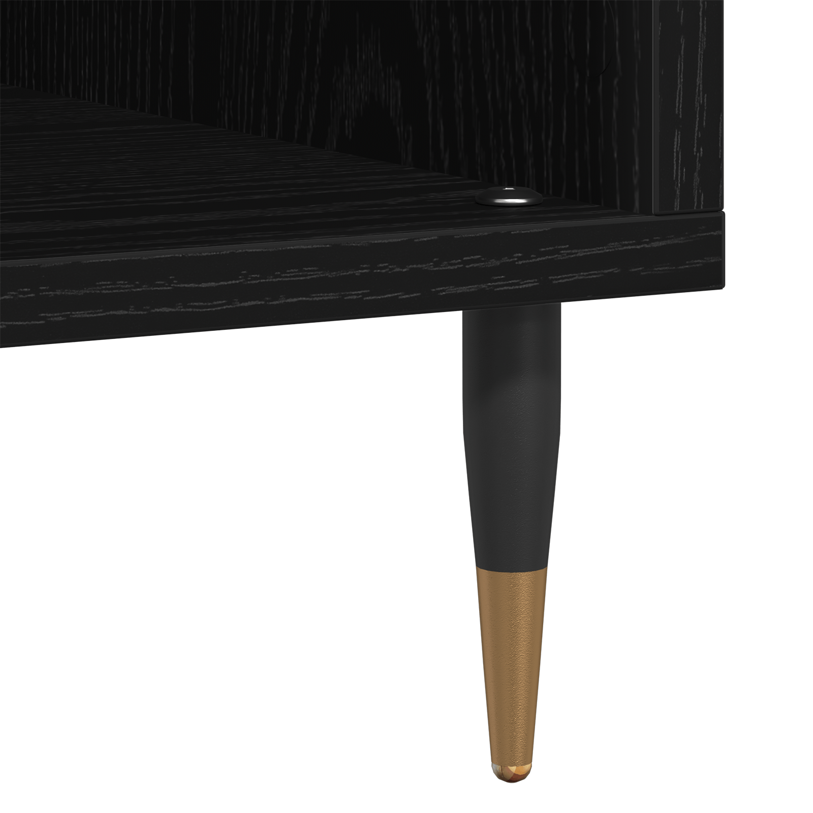 Dulap pentru discuri, stejar negru 100x38x48 cm lemn prelucrat — imaginea 8