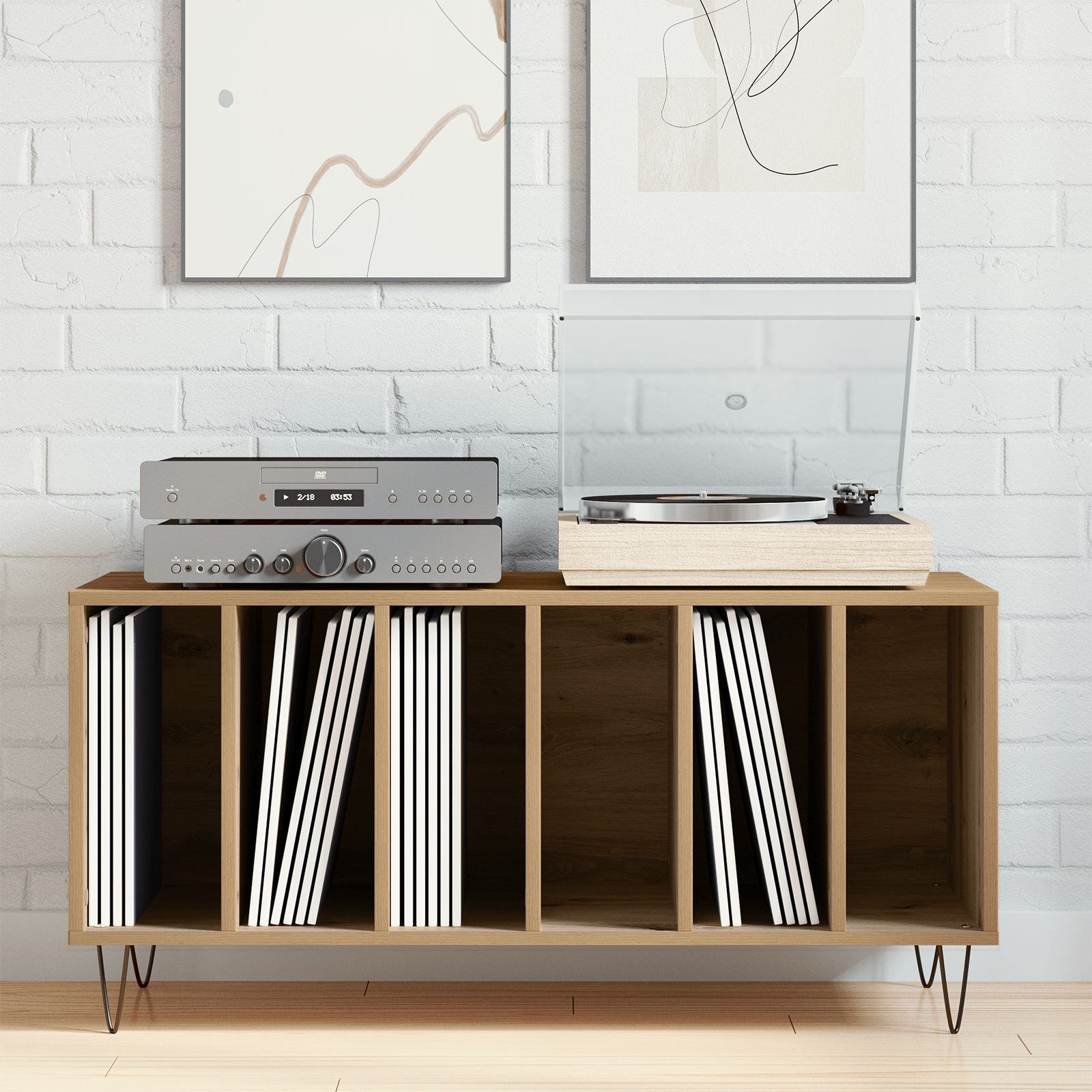 Dulap pentru discuri, lemn vechi 100x38x48 cm lemn prelucrat