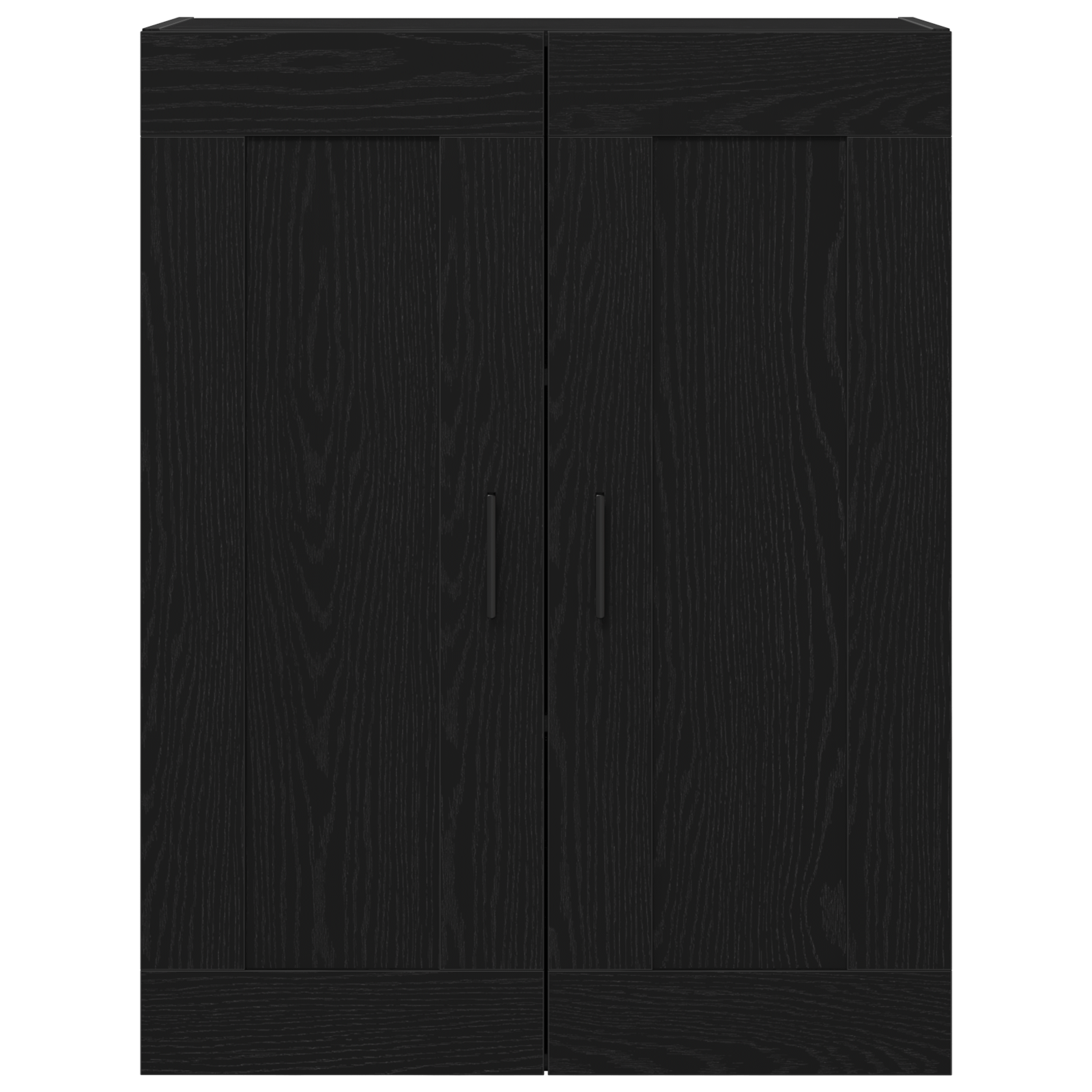 Dulap Montat pe Perete din Stejar Negru 69,5x34x90 cm Lemn Prelucrat — imaginea 2