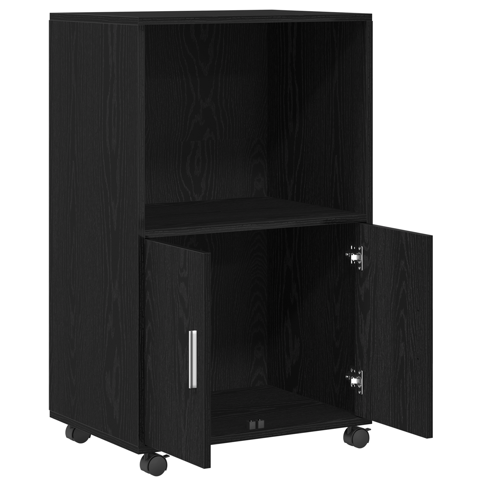Dulap mobil, stejar negru, 55x40x91 cm, lemn prelucrat — imaginea 5
