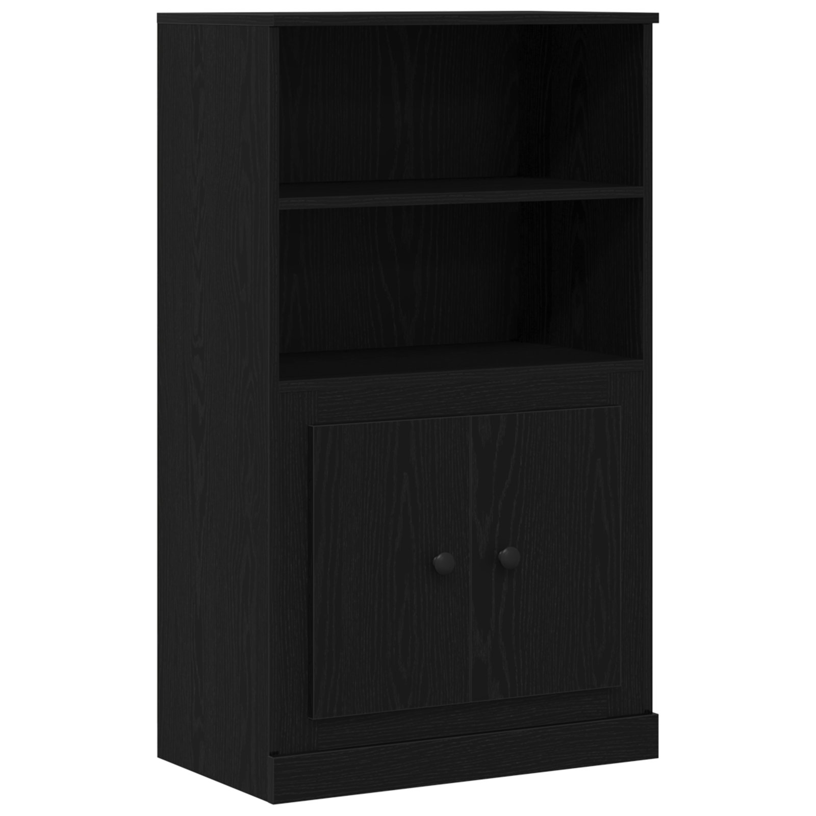 Dulap inalt, stejar negru, 60x35,5x103,5 cm, lemn prelucrat — imaginea 2