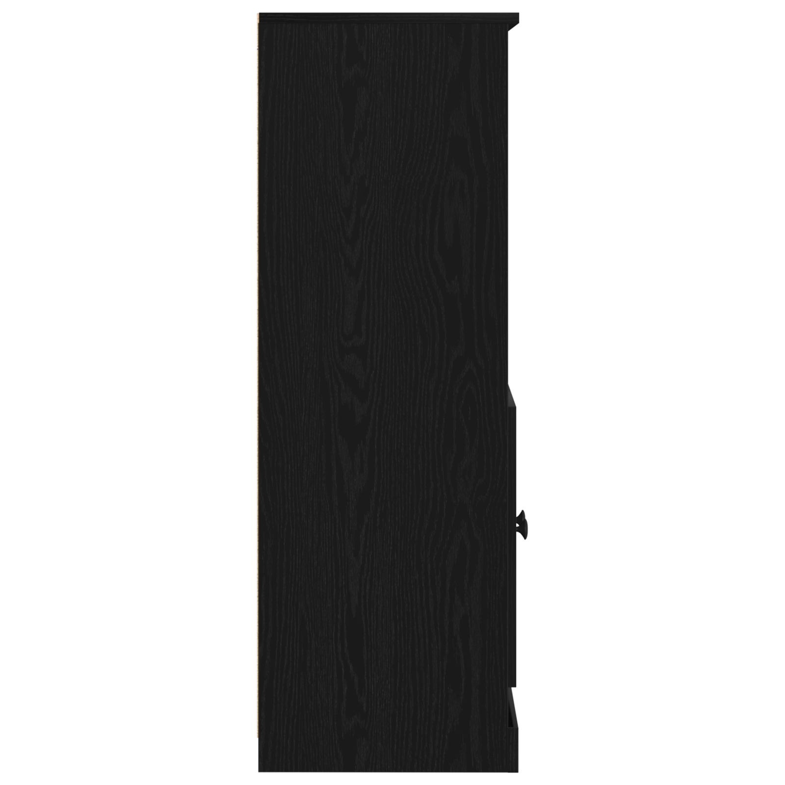 Dulap inalt, stejar negru, 60x35,5x103,5 cm, lemn prelucrat — imaginea 8