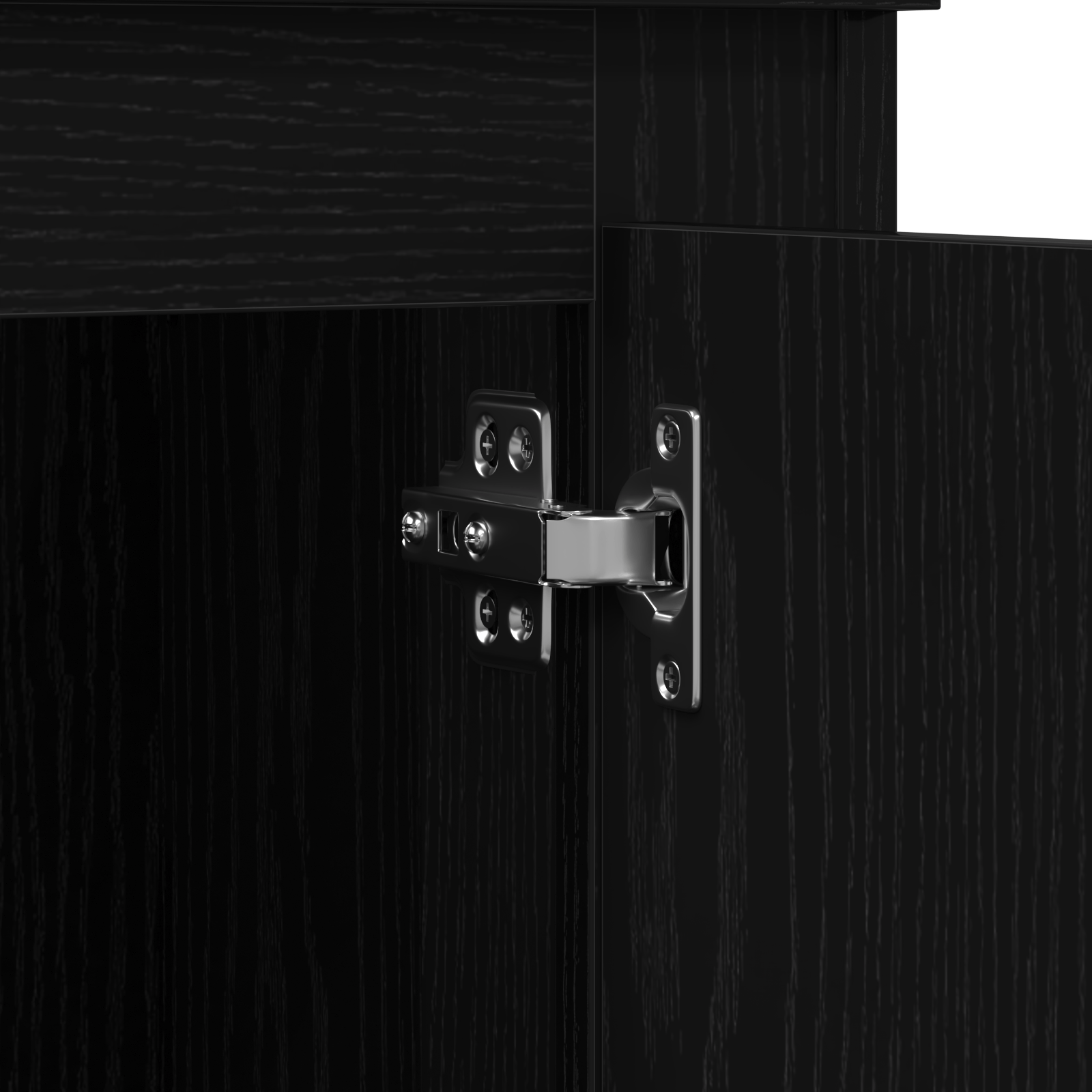 Dulap inalt, stejar negru, 60x35,5x103,5 cm, lemn prelucrat — imaginea 9
