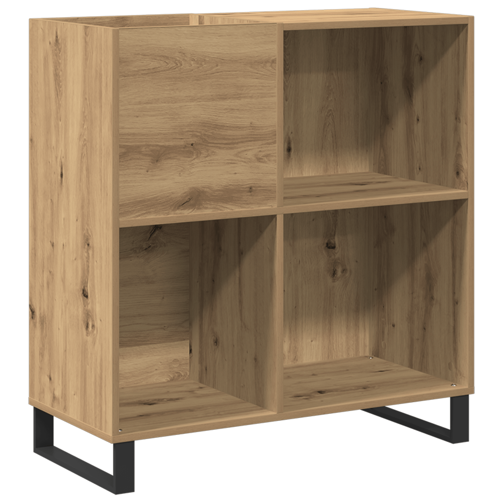 Dulap pentru discuri, lemn vechi 84,5x38x89 cm lemn prelucrat — imaginea 2