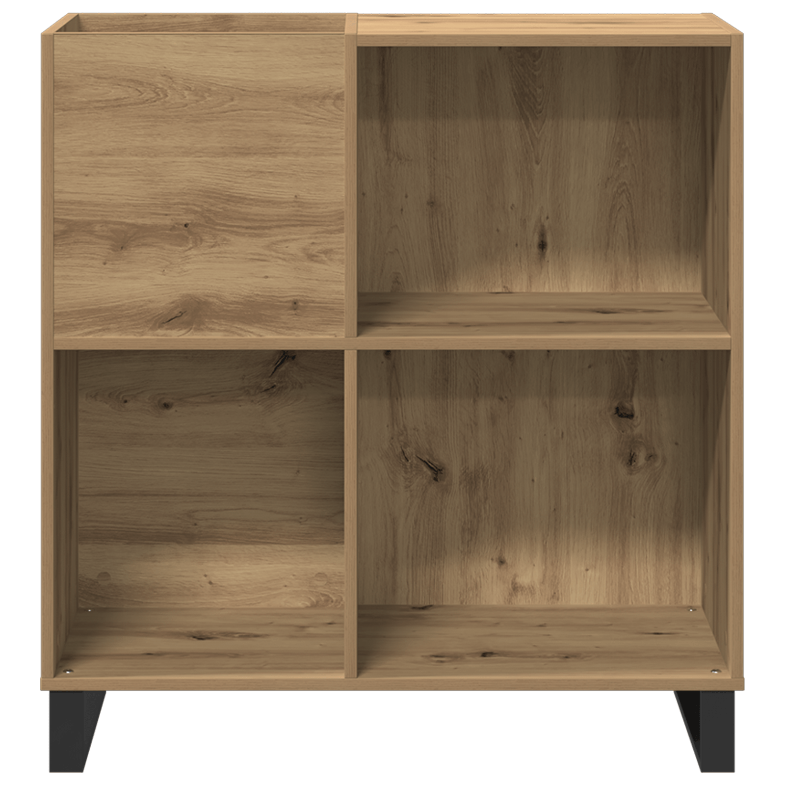 Dulap pentru discuri, lemn vechi 84,5x38x89 cm lemn prelucrat — imaginea 5