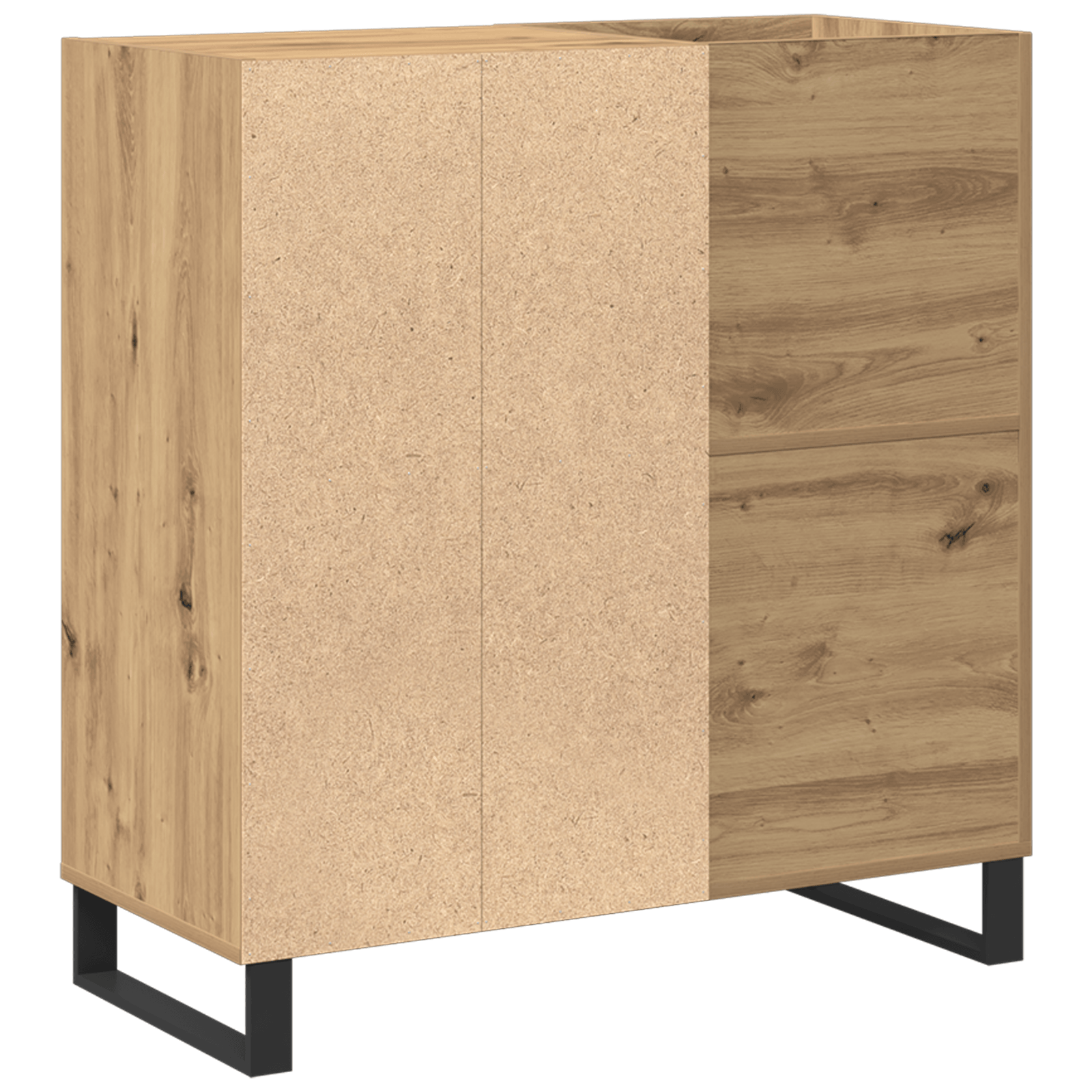 Dulap pentru discuri, lemn vechi 84,5x38x89 cm lemn prelucrat — imaginea 7