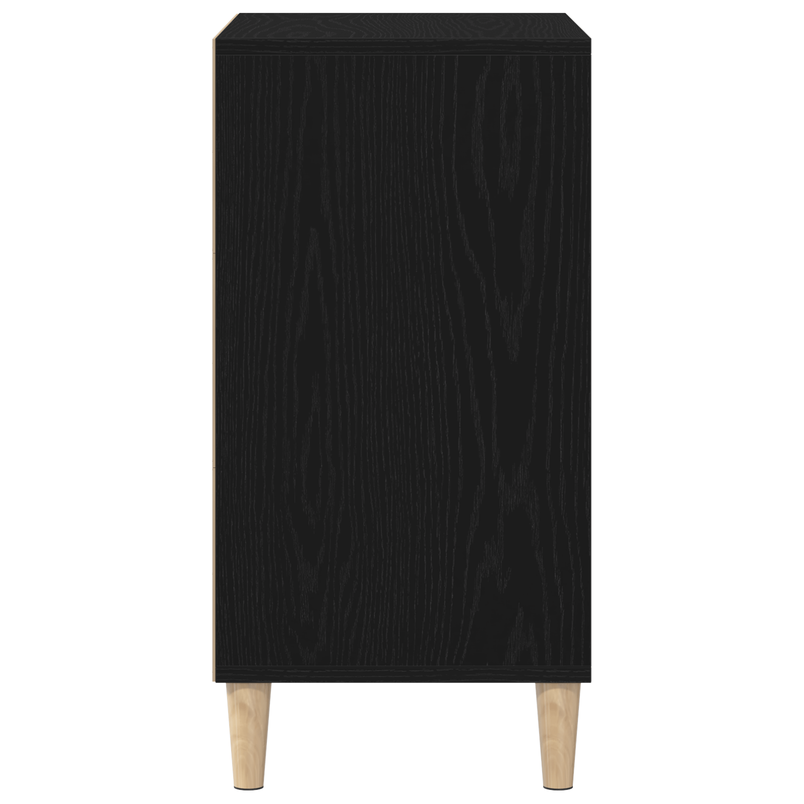 Bufet Negru din Stejar 57x35x70 cm din Lemn Structurat de la — imaginea 7