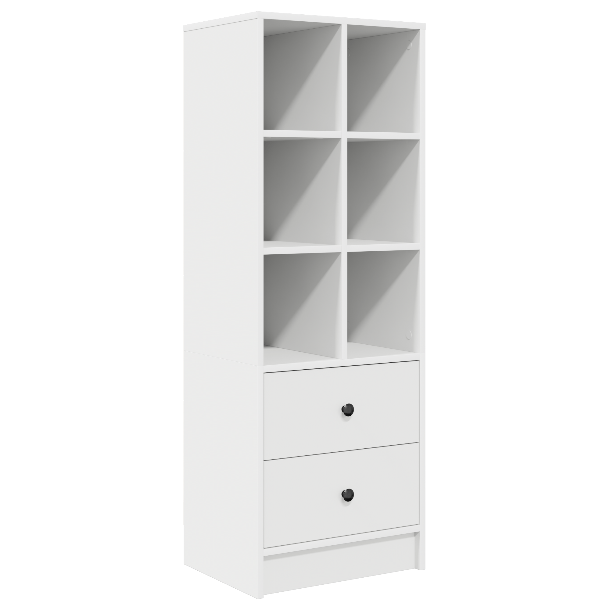 Raft alb Alb MDF Standard Raft alb Dreptunghiular Modern — imaginea 2