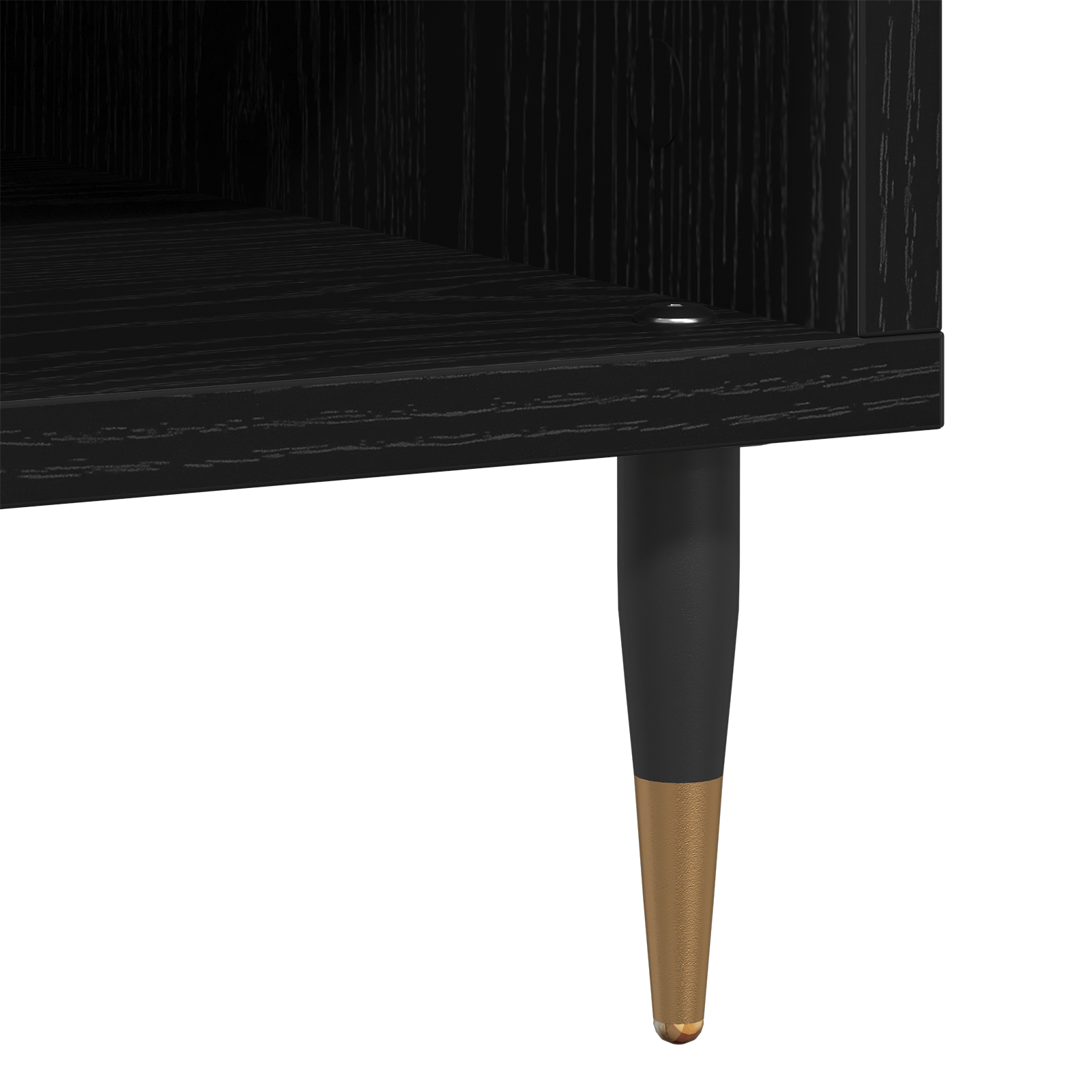 Dulap pentru discuri, stejar negru 84,5x38x48 cm lemn prelucrat — imaginea 8