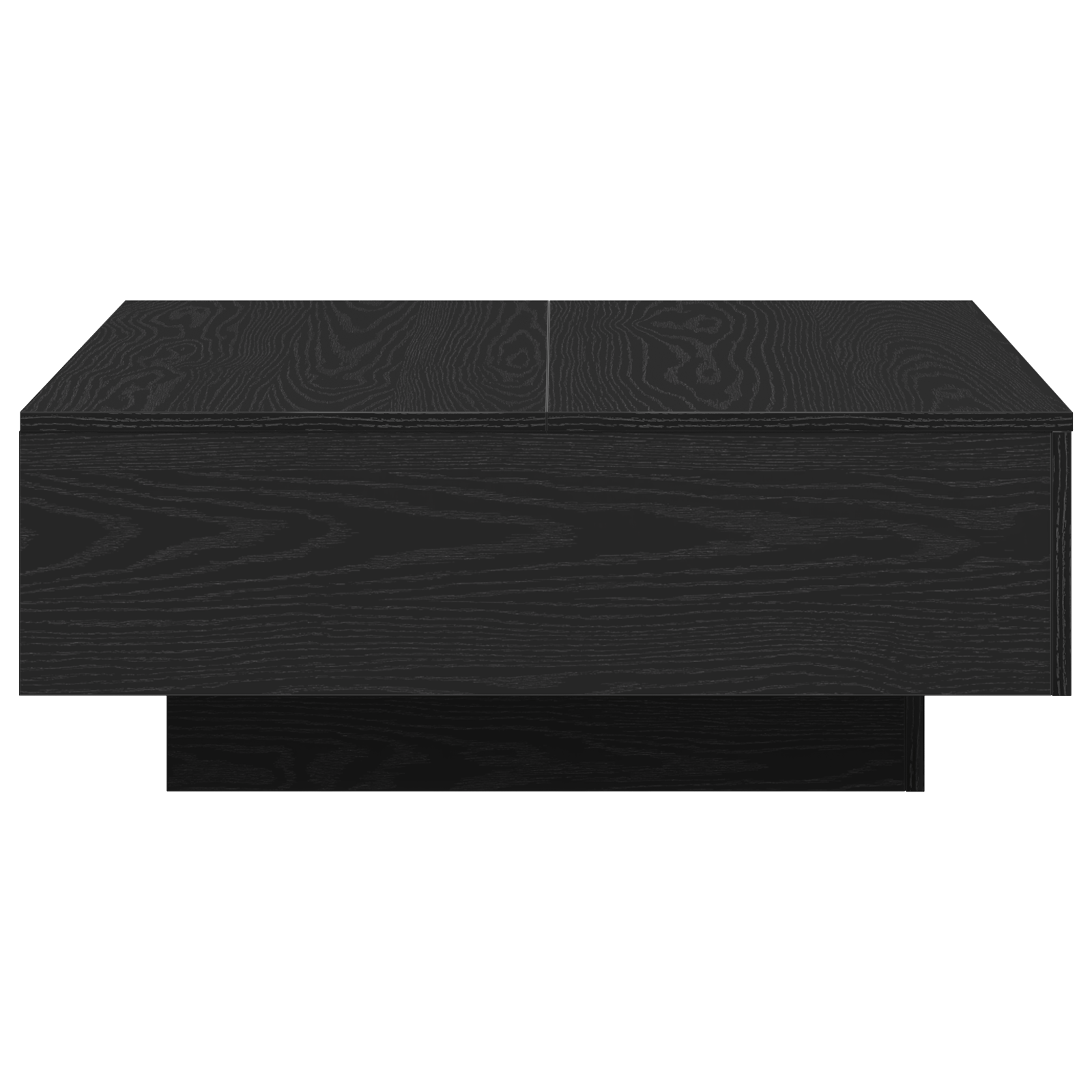 Masa de cafea Negru Stejar 80x80x31 cm Lemn compozit — imaginea 5