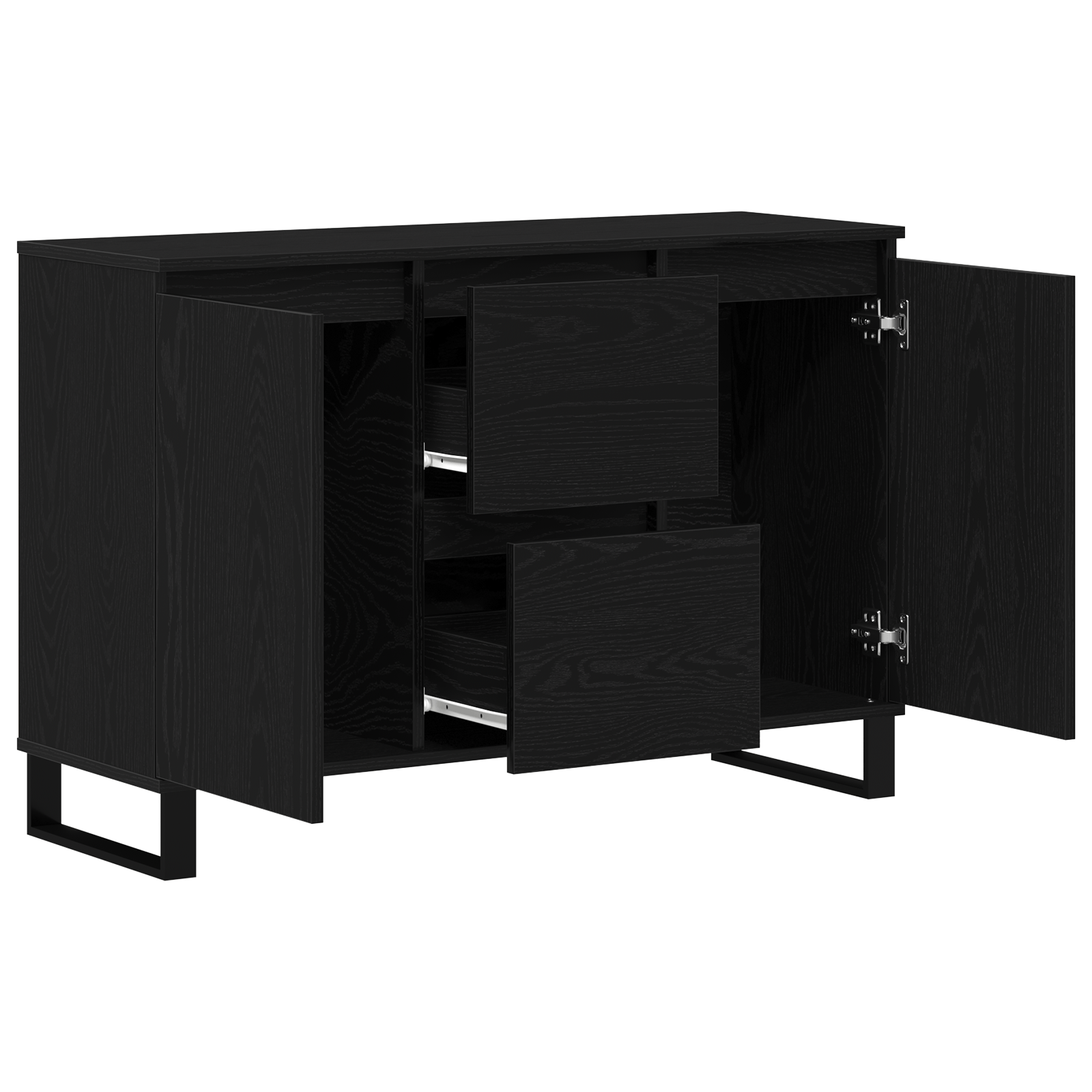 Dulap, stejar negru, 104x35x70 cm, lemn prelucrat — imaginea 5