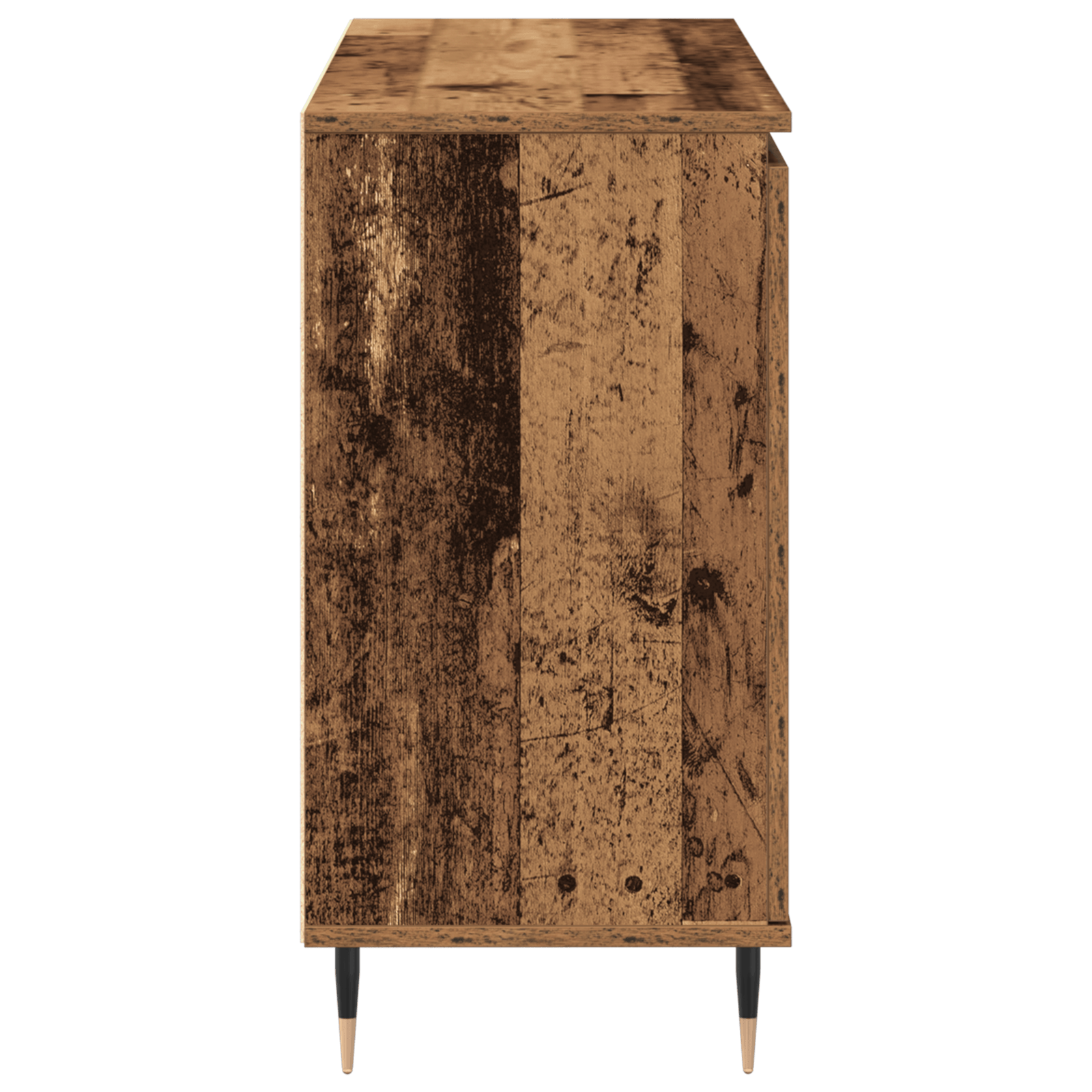 Dulap cu usi si sertare, lemn vechi, 101,5x35x70 cm — imaginea 7