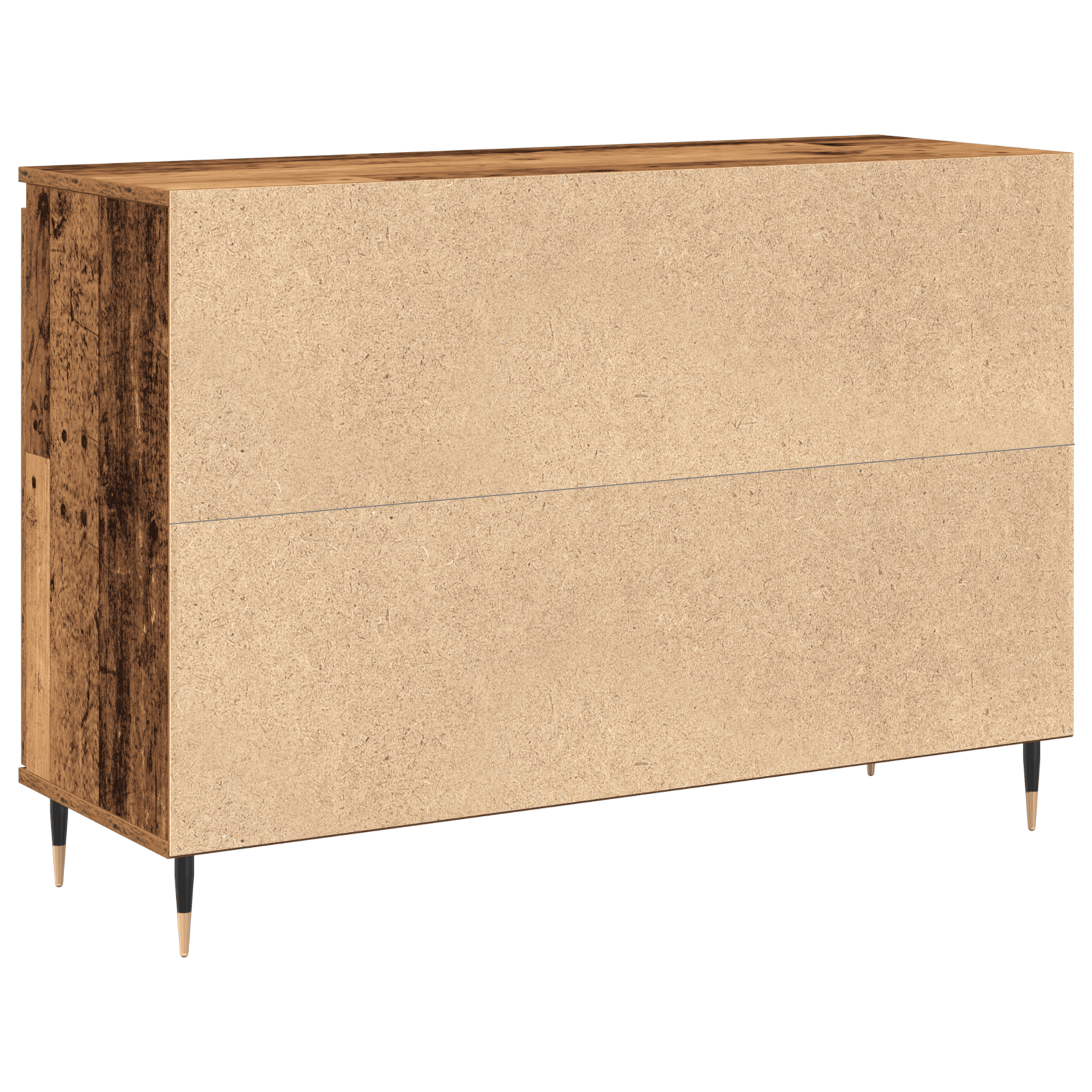 Dulap cu usi si sertare, lemn vechi, 101,5x35x70 cm — imaginea 8
