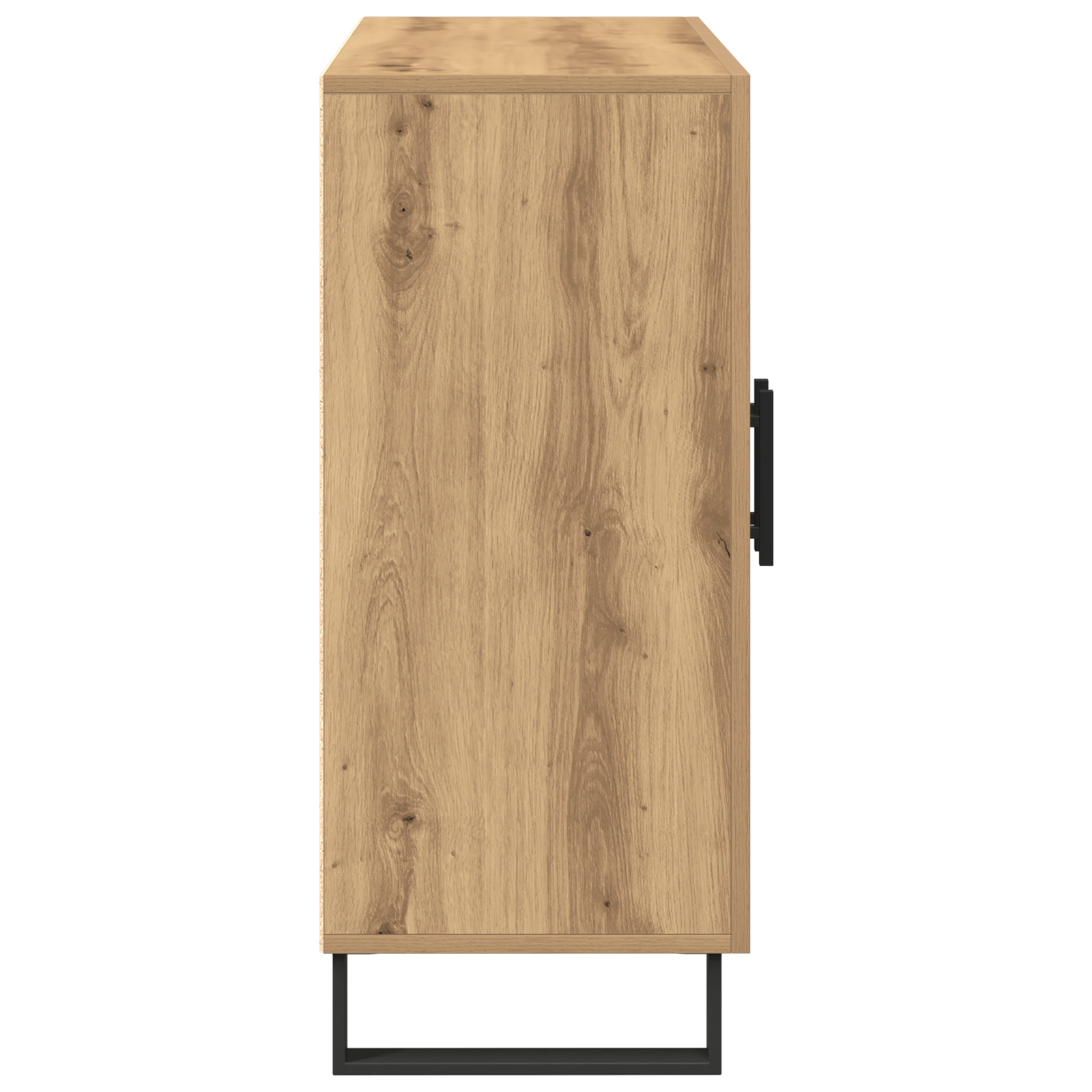 Dulap cu 3 usi, stejar artizanal, 90x34x80 cm, lemn prelucrat — imaginea 7