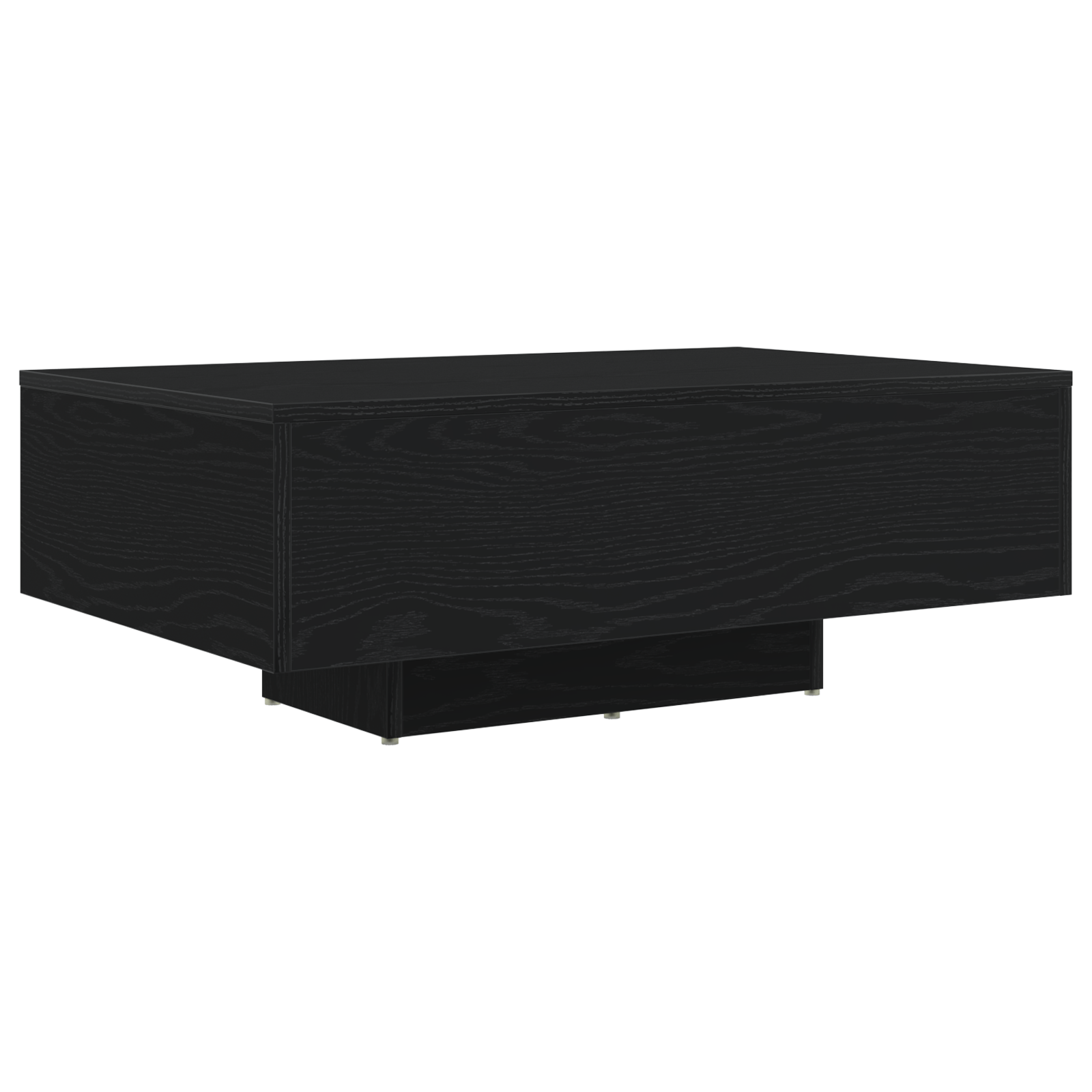 Masuta de cafea cu LED-uri, stejar negru, 85x55x31 cm — imaginea 5
