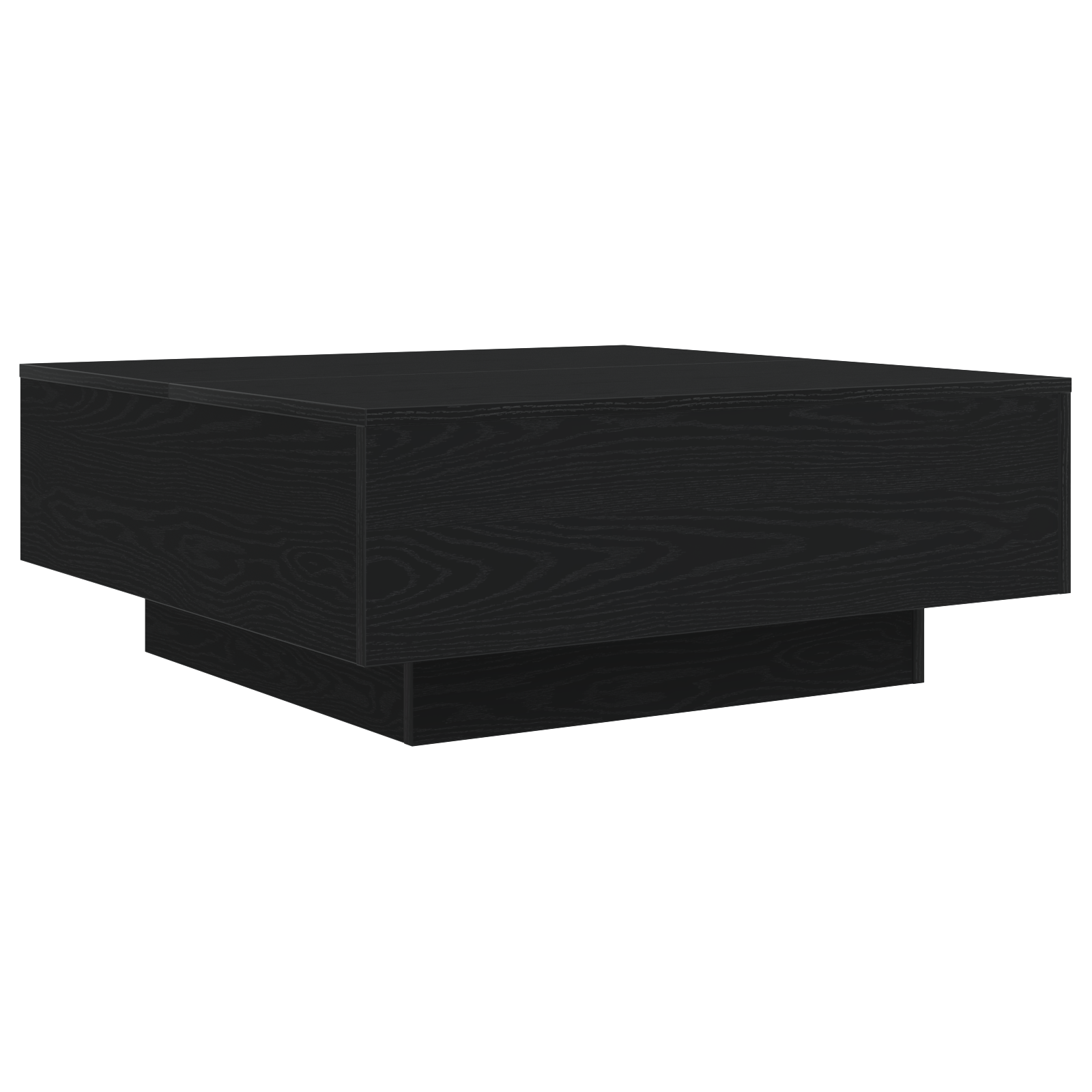 Masuta de cafea cu LED-uri, stejar negru, 80x80x31 cm — imaginea 5