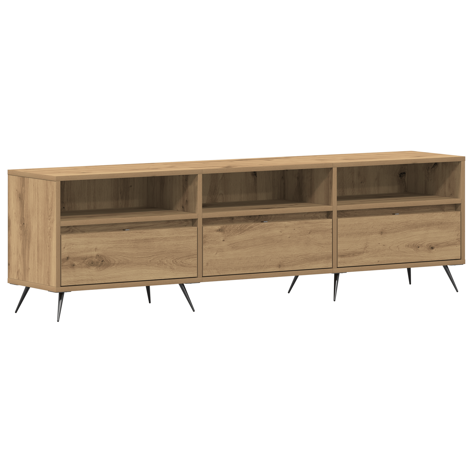 Dulap TV Artisan Stejar 150x30x44,5 cm Lemn prelucrat — imaginea 2