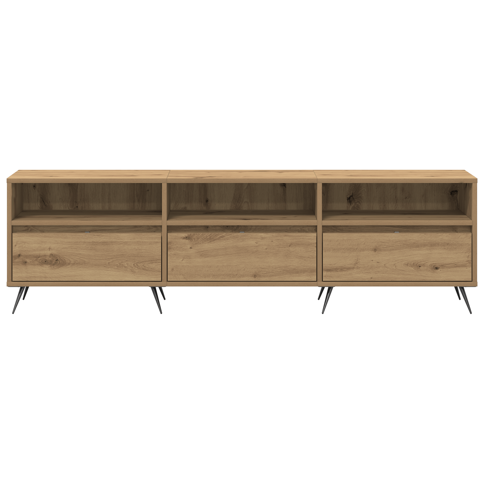 Dulap TV Artisan Stejar 150x30x44,5 cm Lemn prelucrat — imaginea 6