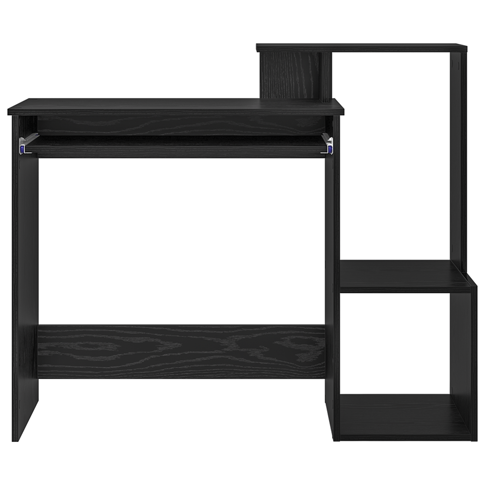 Birou de computer din stejar negru Stejar negru Lemn prelucrat, MDF — imaginea 5