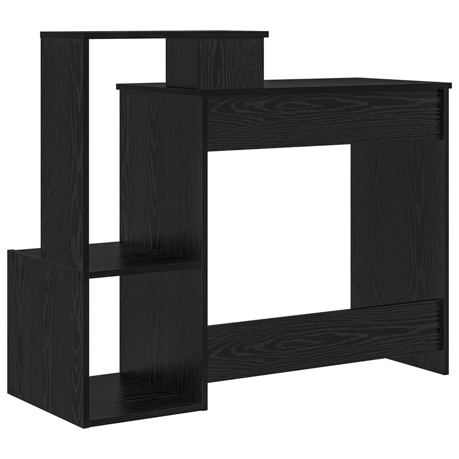 Birou de computer din stejar negru Stejar negru Lemn prelucrat, MDF — imaginea 7