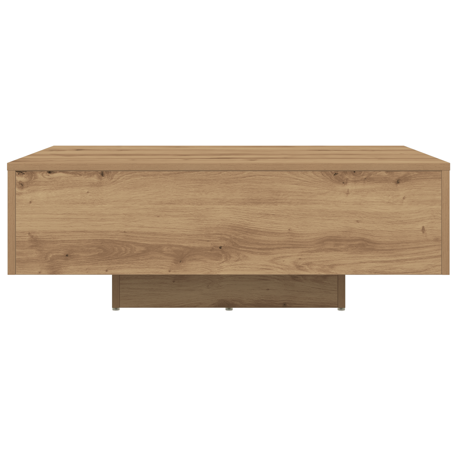 Masuta de cafea cu LED-uri, stejar artizanal, 85x55x31 cm — imaginea 6