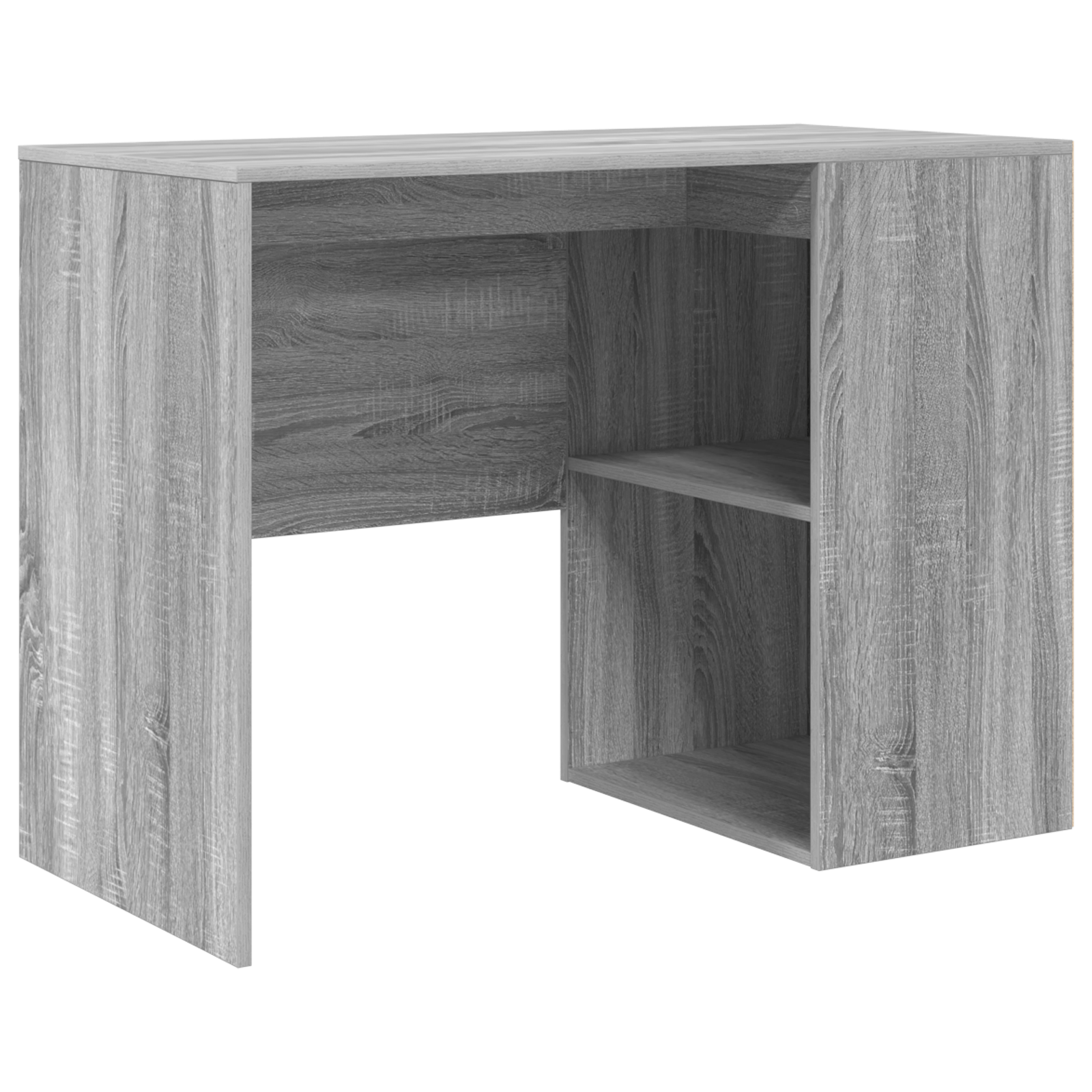 Birou de scris Gri Sonoma Lemn Standard Depozitare — imaginea 2