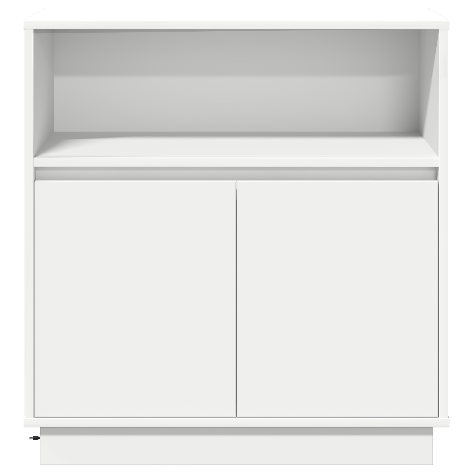 Dulap cu LED Alb 71x34,5x75 cm Lemn Compozit — imaginea 7