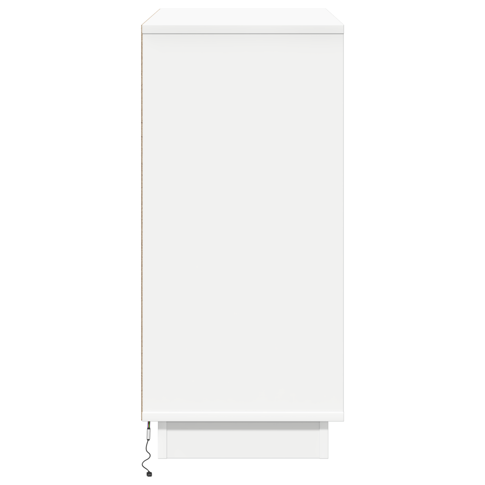 Dulap cu LED Alb 71x34,5x75 cm Lemn Compozit — imaginea 8