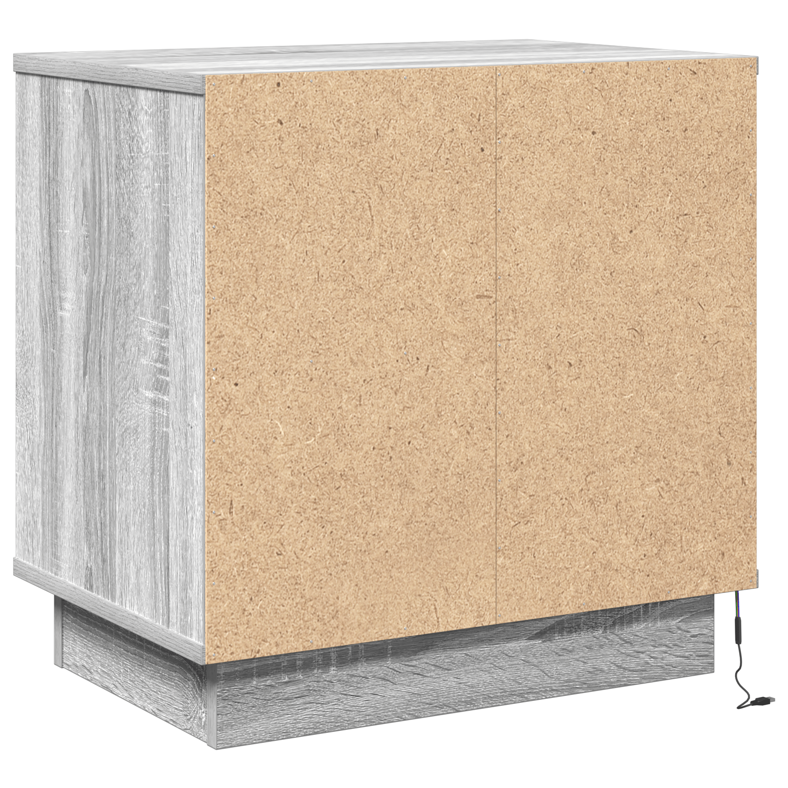 Noptiere cu LED 2 buc Gri Sonoma 50x34,5x50 cm — imaginea 10