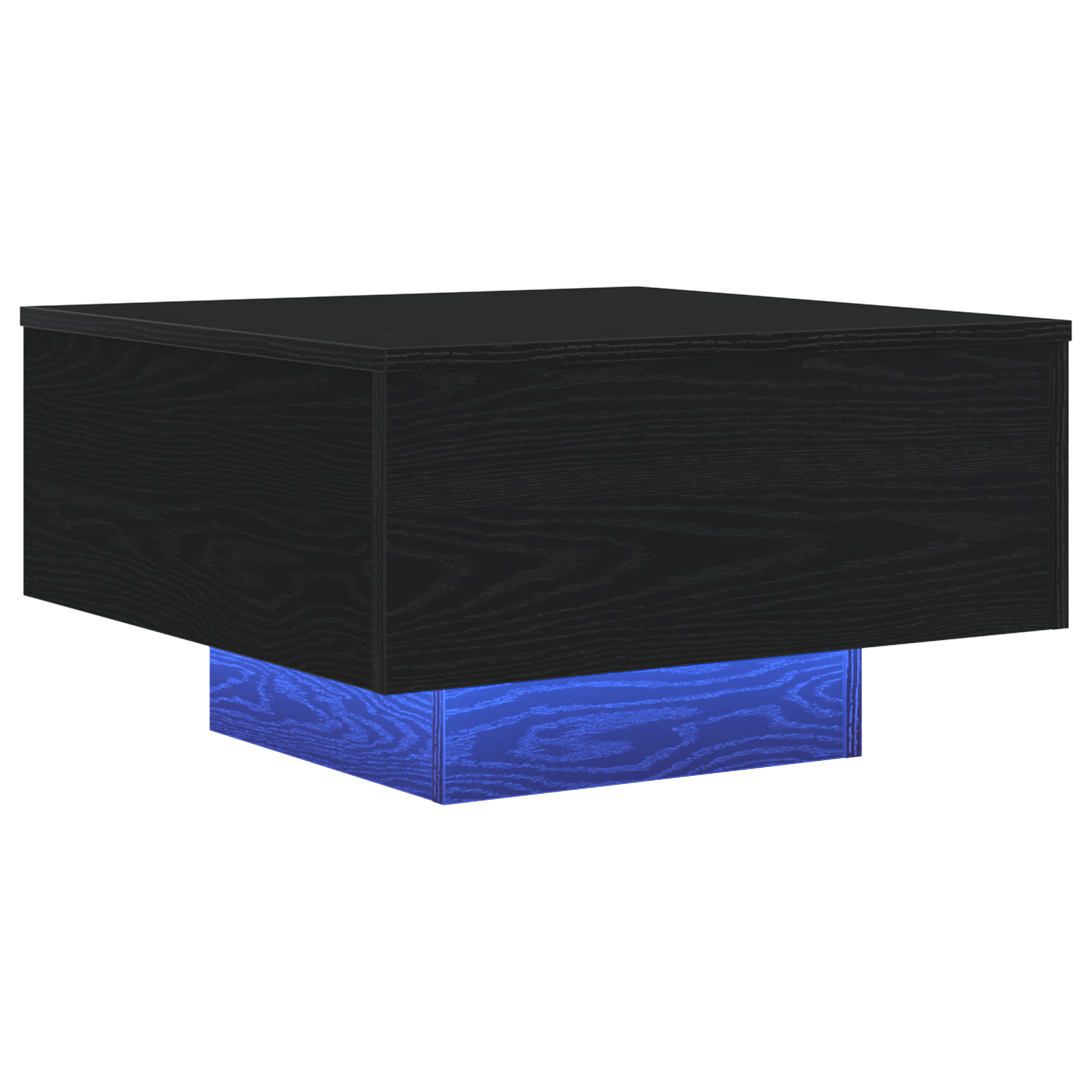 Masuta de cafea cu LED-uri, stejar negru, 55x55x31 cm — imaginea 2