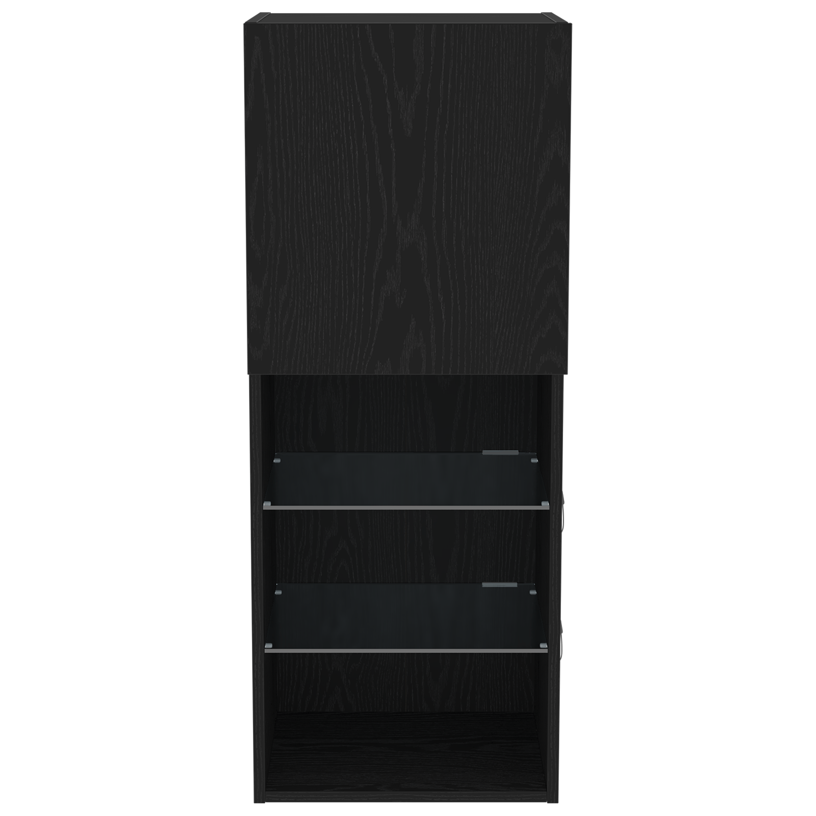 Dulap TV cu LED-uri, stejar negru, 40,5x30x102 cm — imaginea 6