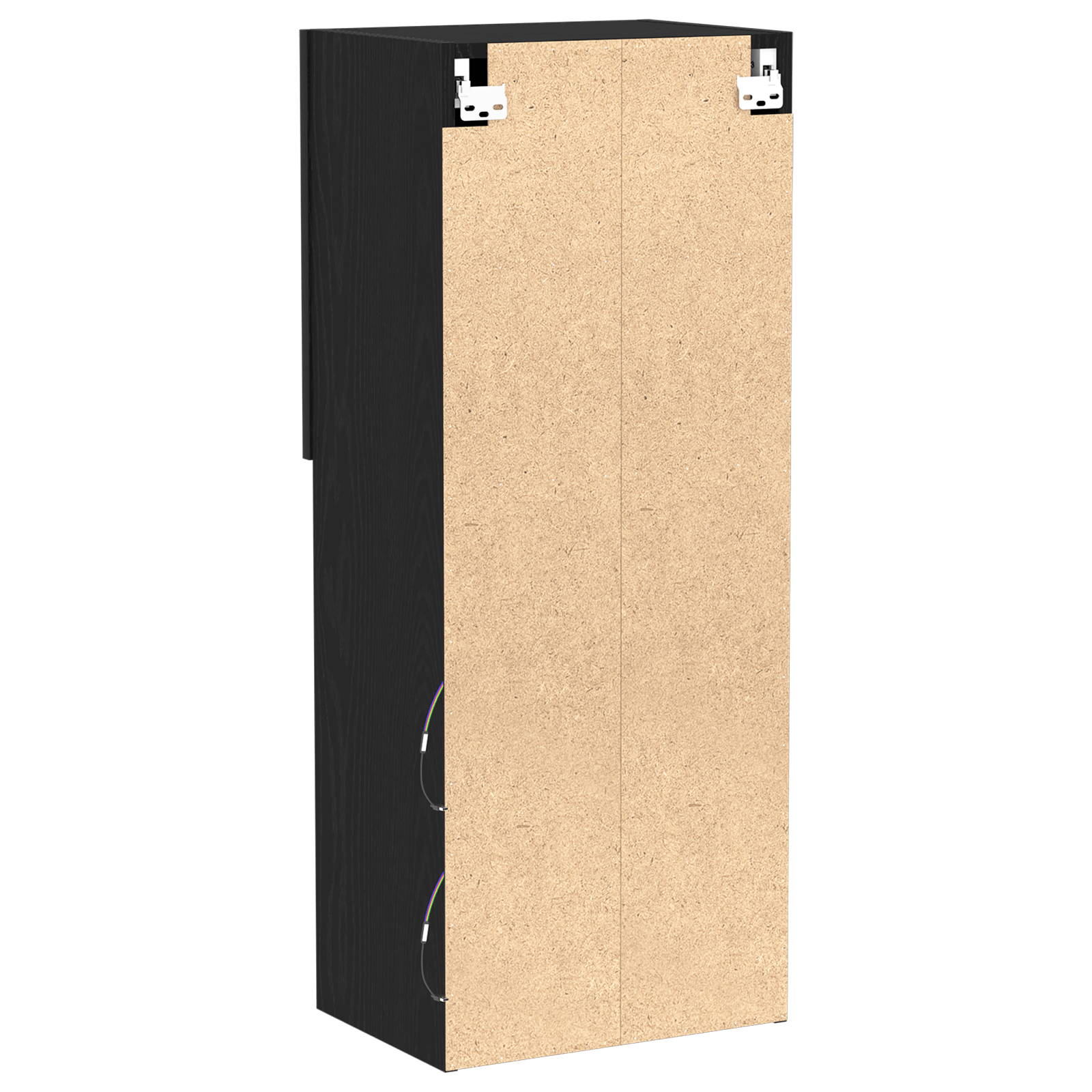 Dulap TV cu LED-uri, stejar negru, 40,5x30x102 cm — imaginea 8