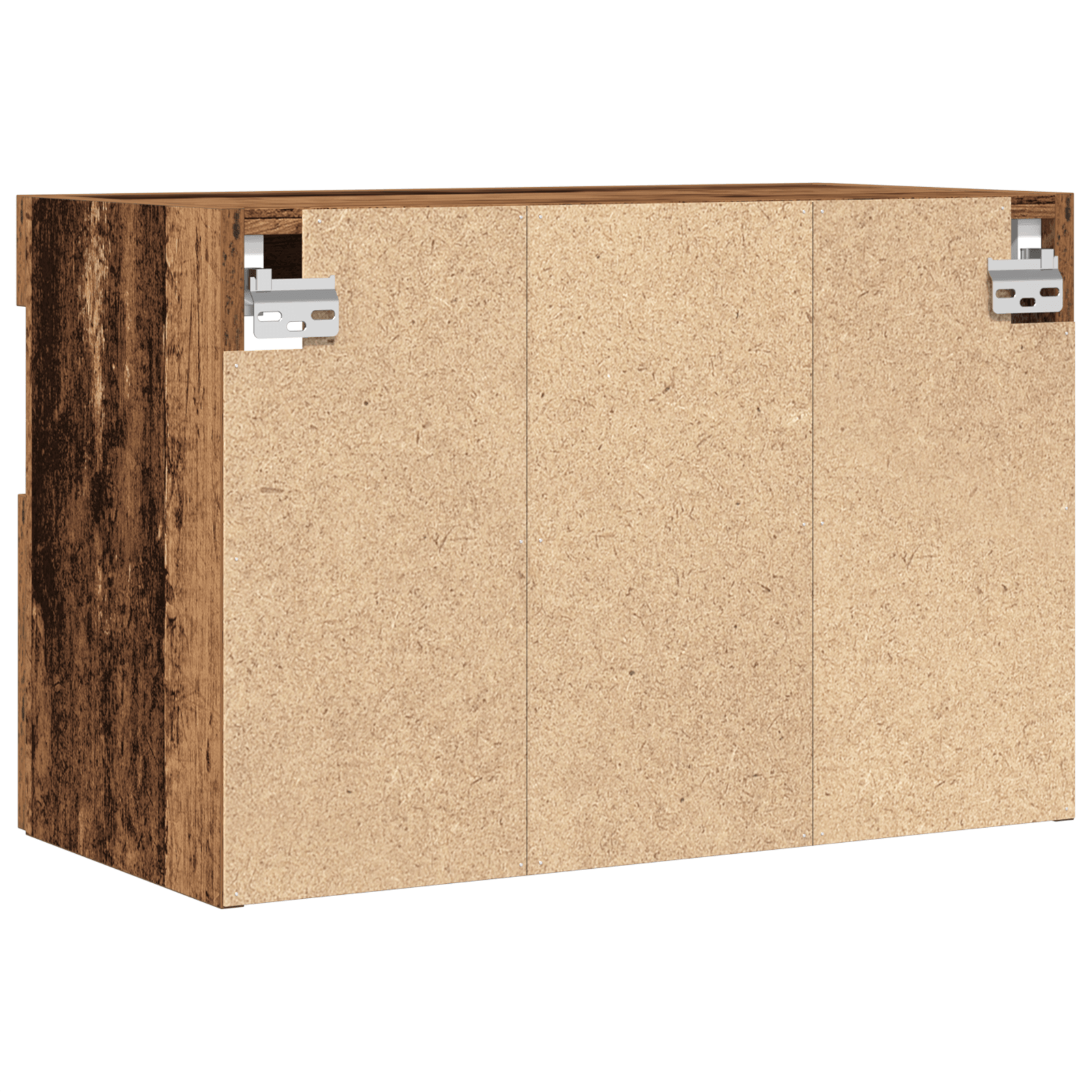Dulap TV de perete cu LED, lemn vechi, 60x30x40 cm — imaginea 10
