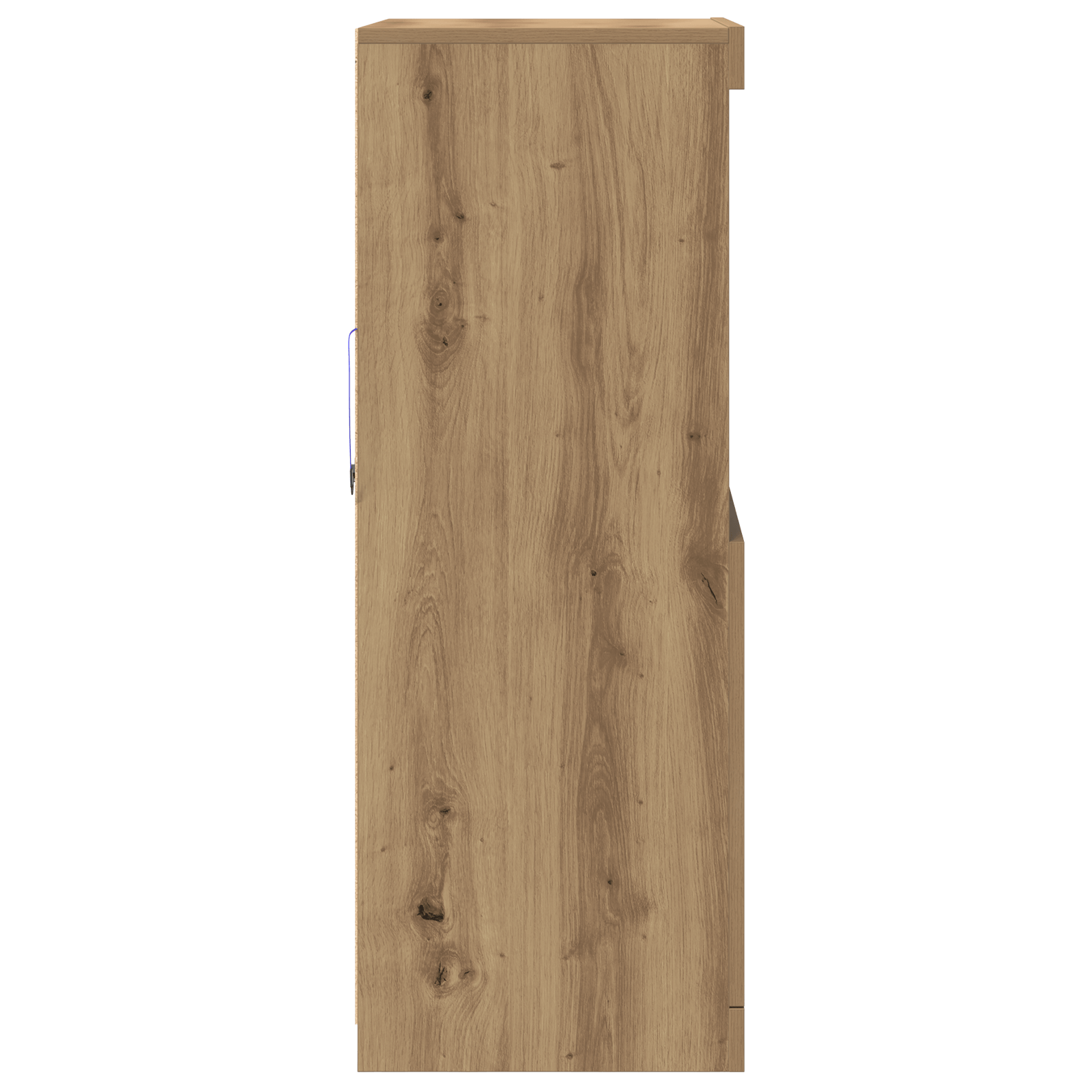 Dulap cu LED-uri Stejar Artisan 60x37x100 cm — imaginea 7