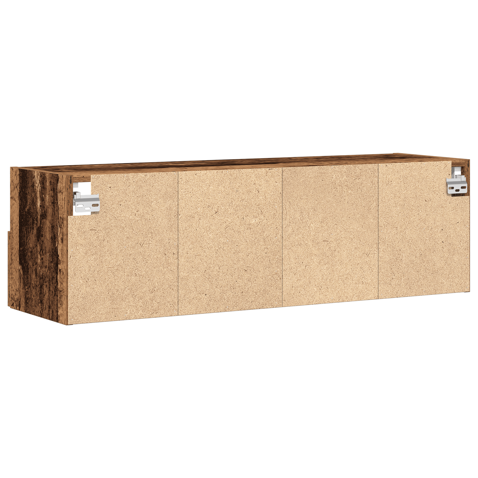 Dulapuri TV de perete, 2 buc., lemn vechi, 100x30x30 cm, lemn — imaginea 9