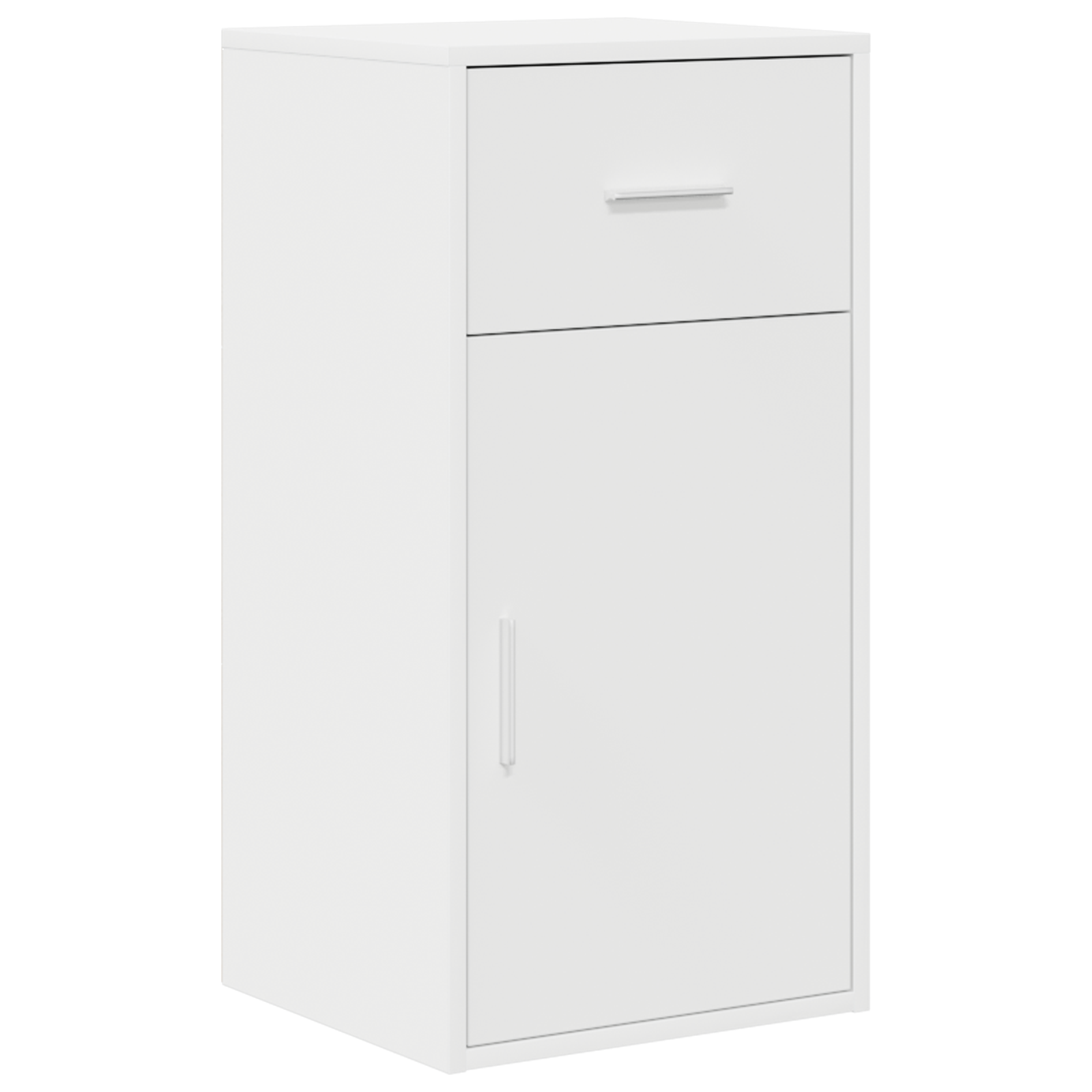 Cabinet alb de depozitare Alb MDF Compact Solutii depozitare — imaginea 2