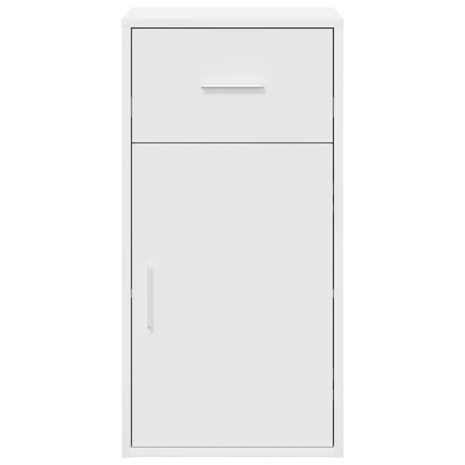 Cabinet alb de depozitare Alb MDF Compact Solutii depozitare — imaginea 5