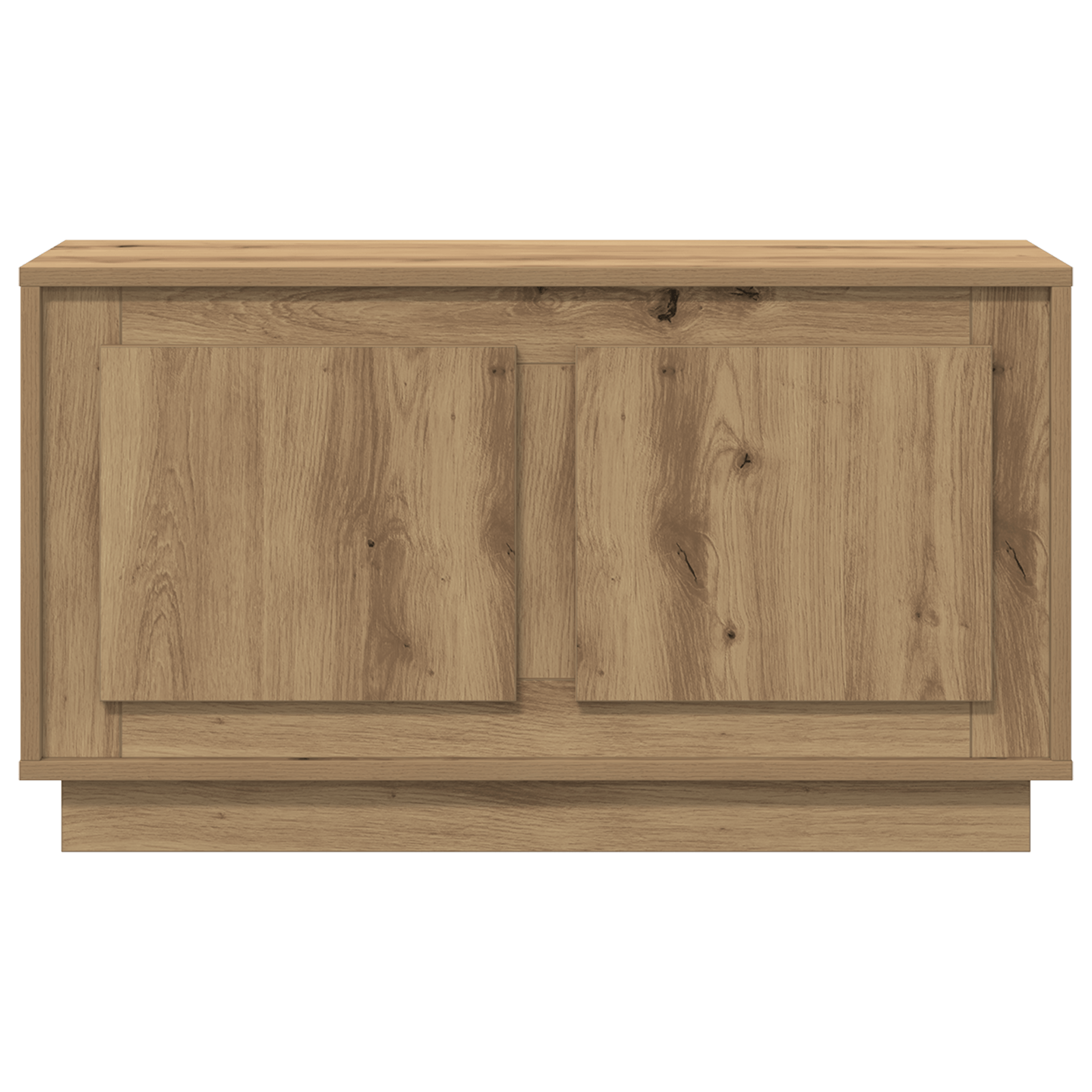 Dulap TV, stejar artizanal, 80x35x45 cm, lemn prelucrat — imaginea 6
