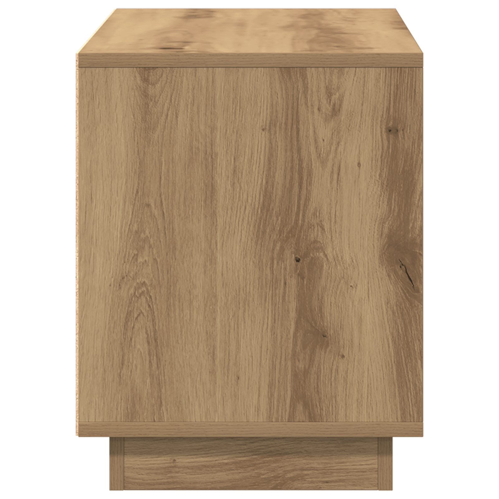 Dulap TV, stejar artizanal, 80x35x45 cm, lemn prelucrat — imaginea 7